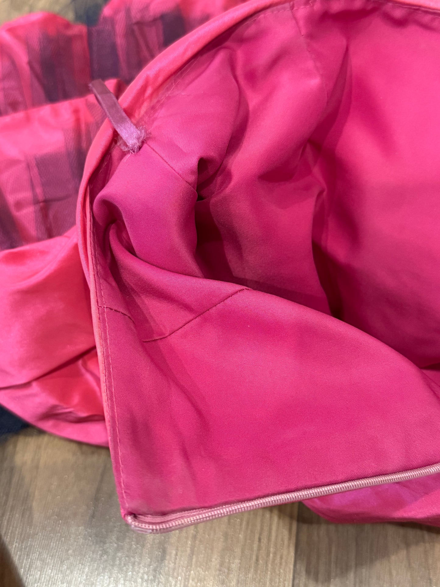 Pink&black dress set