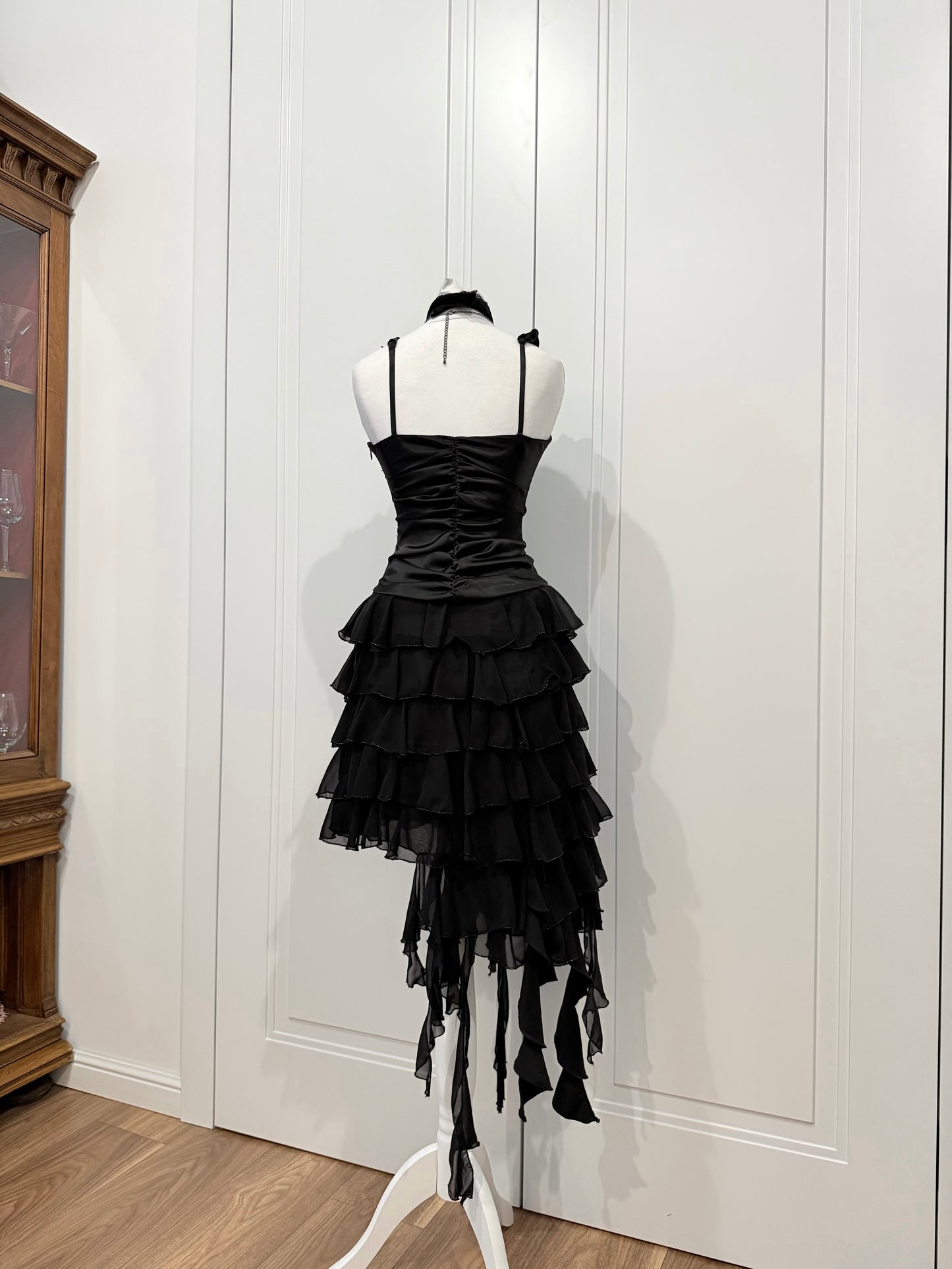 Black mini dress
