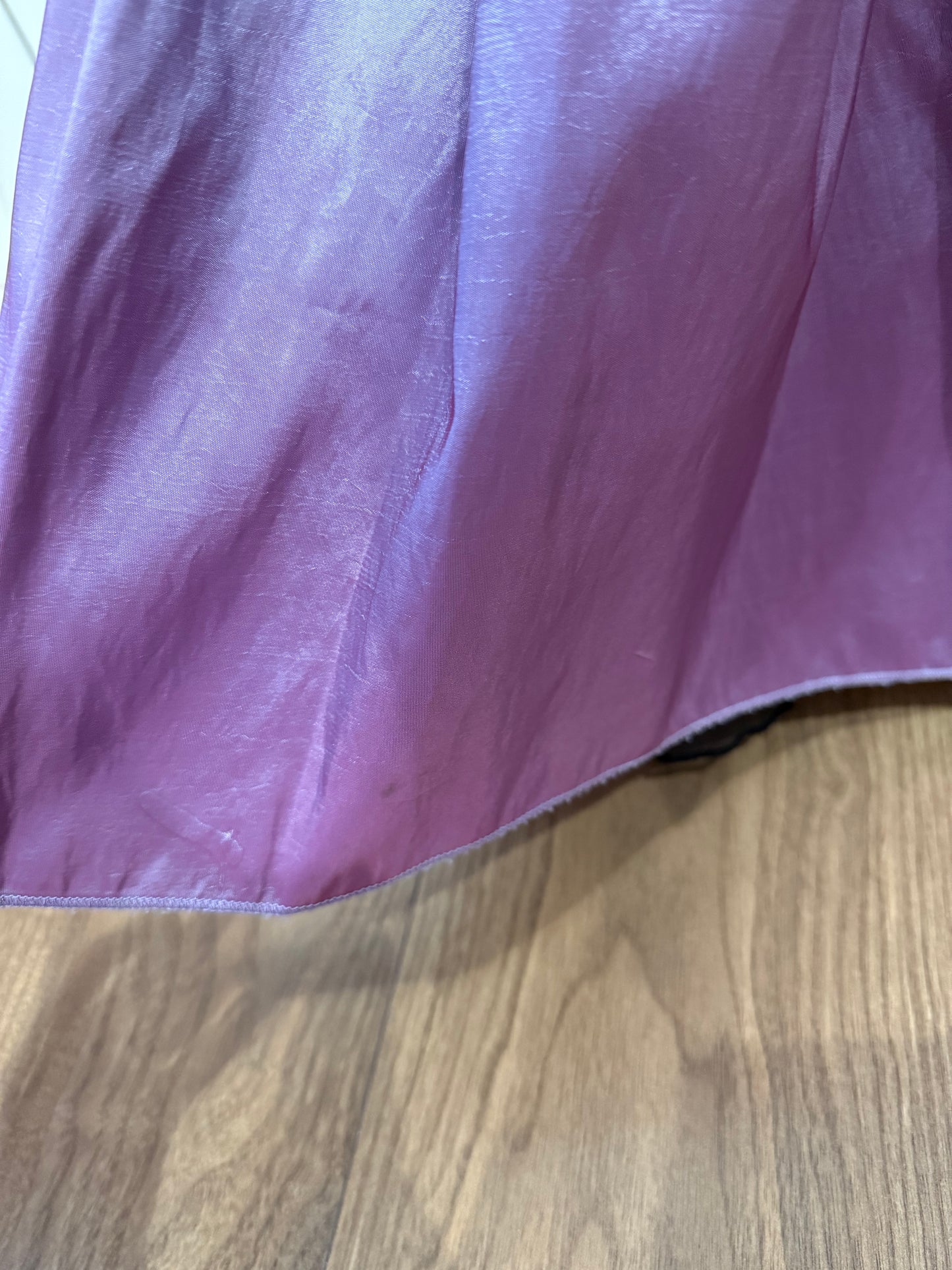 Long purple dress set