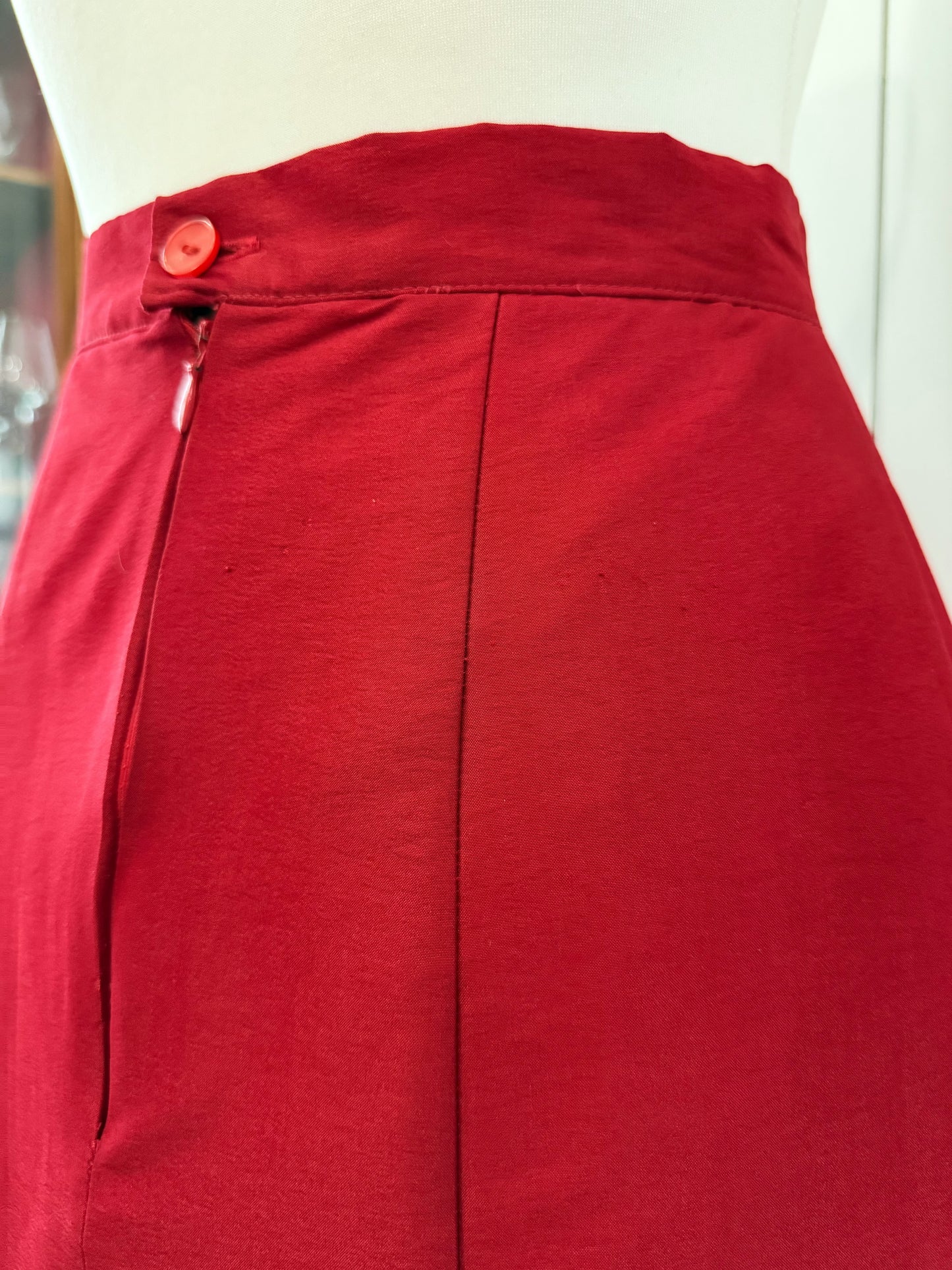 Red Mermaid Dress Set