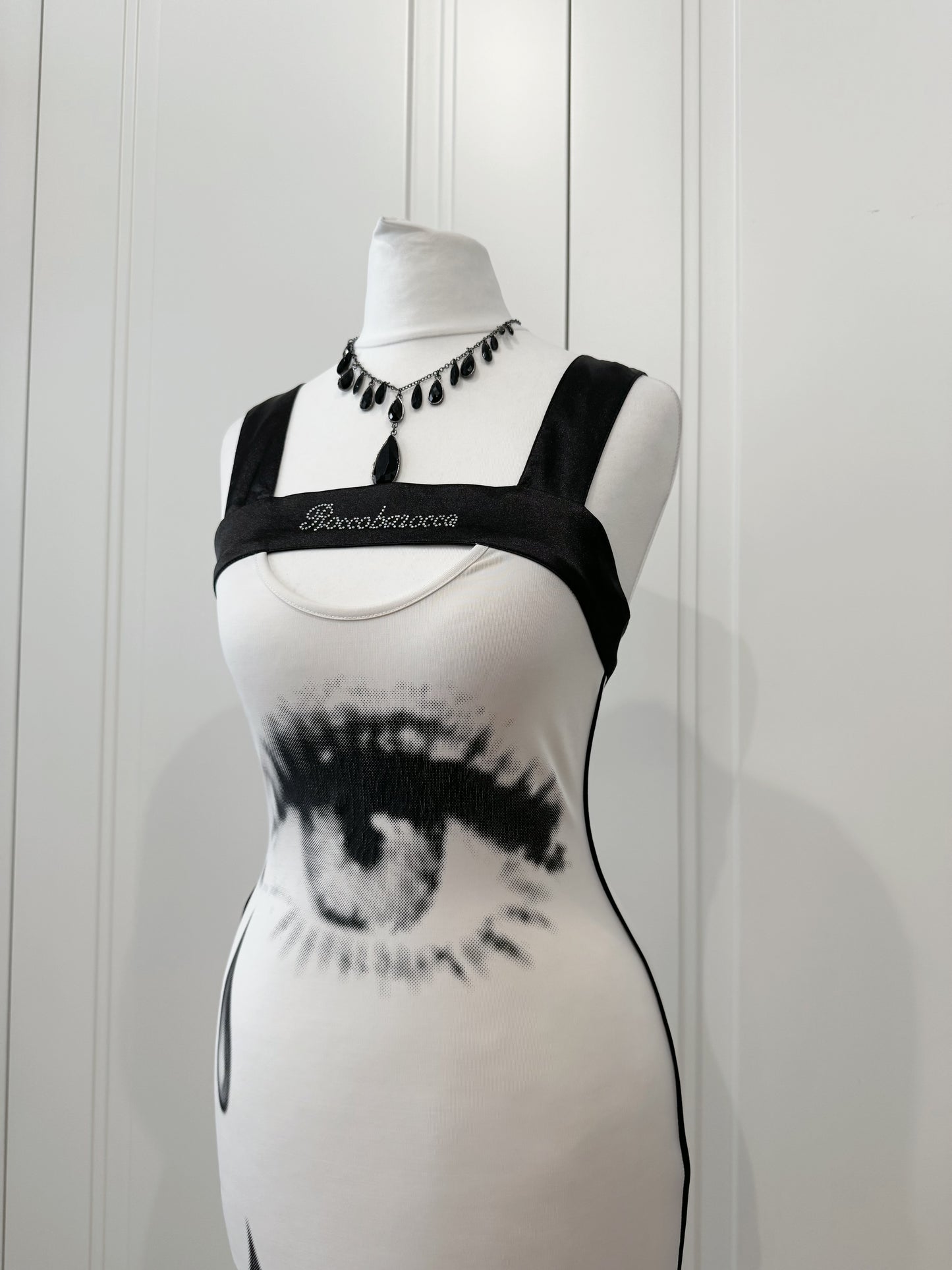 Crying Eye Graphic Midi Dress