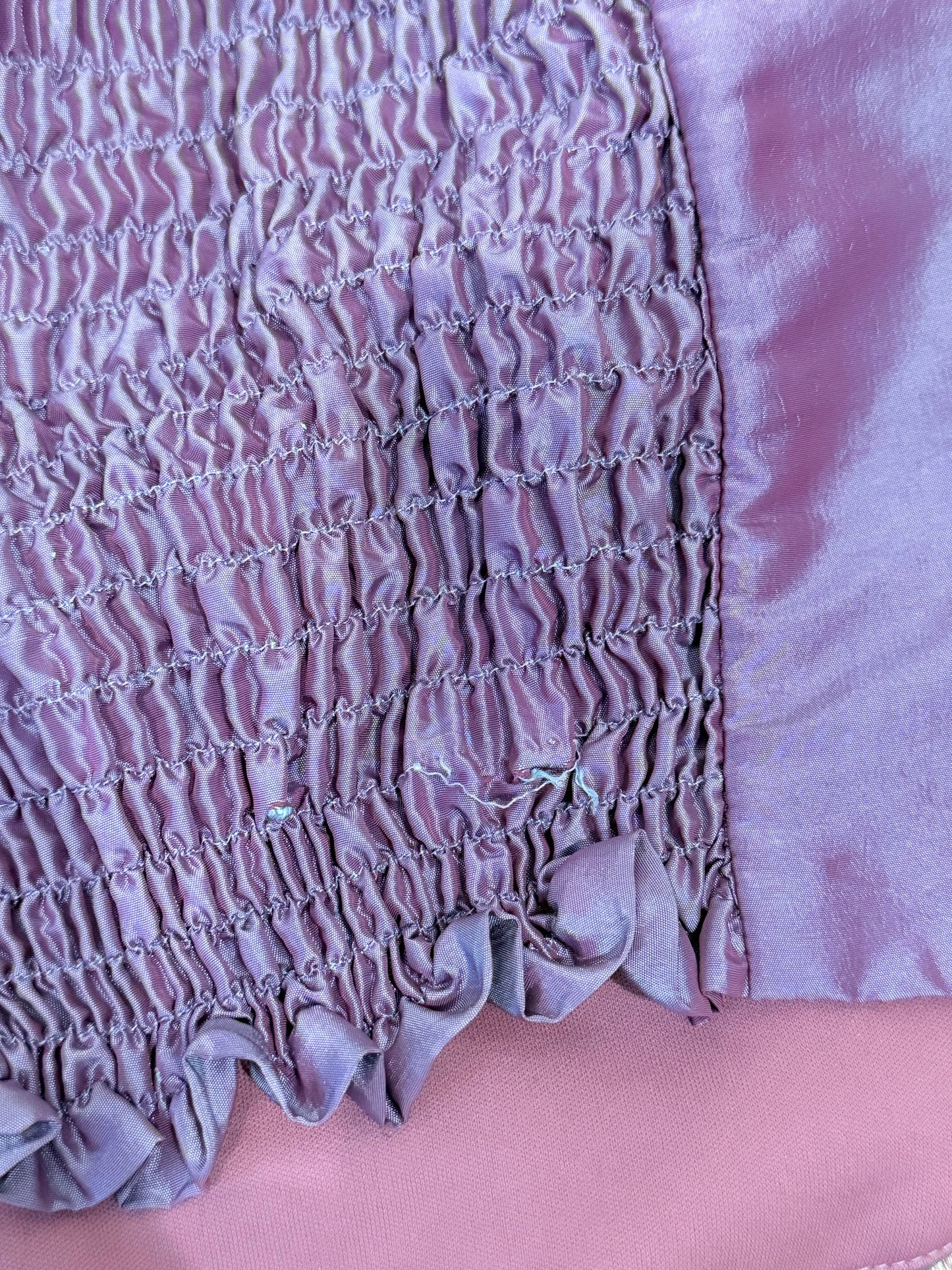 Long purple dress set