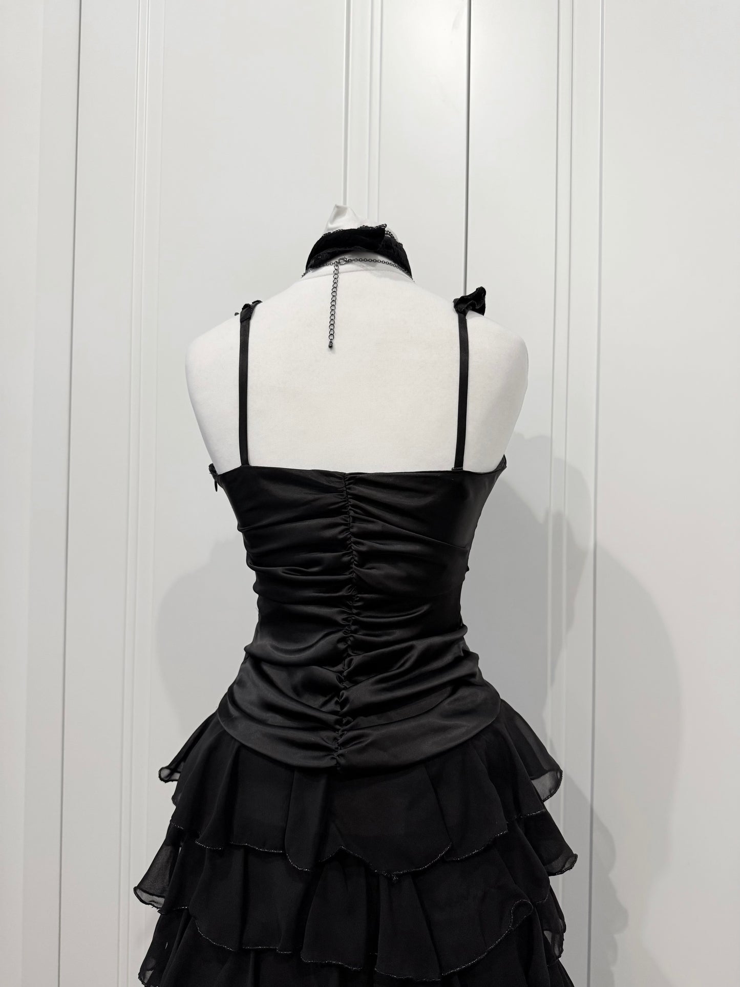 Black mini dress
