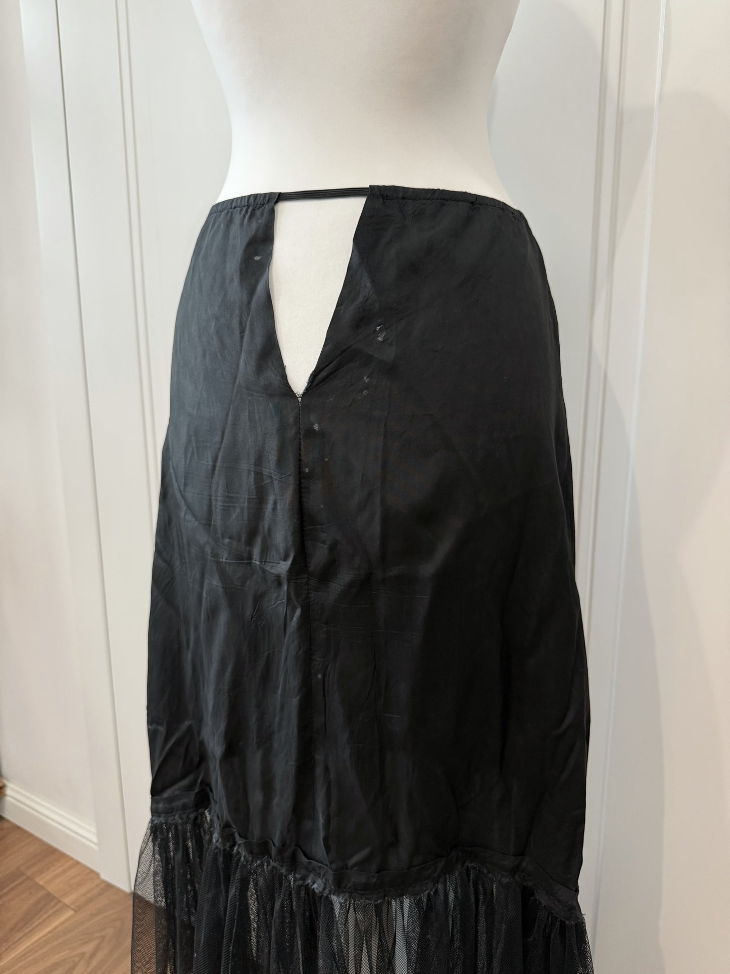 Bronze & Black Evening Gown with Shawl
