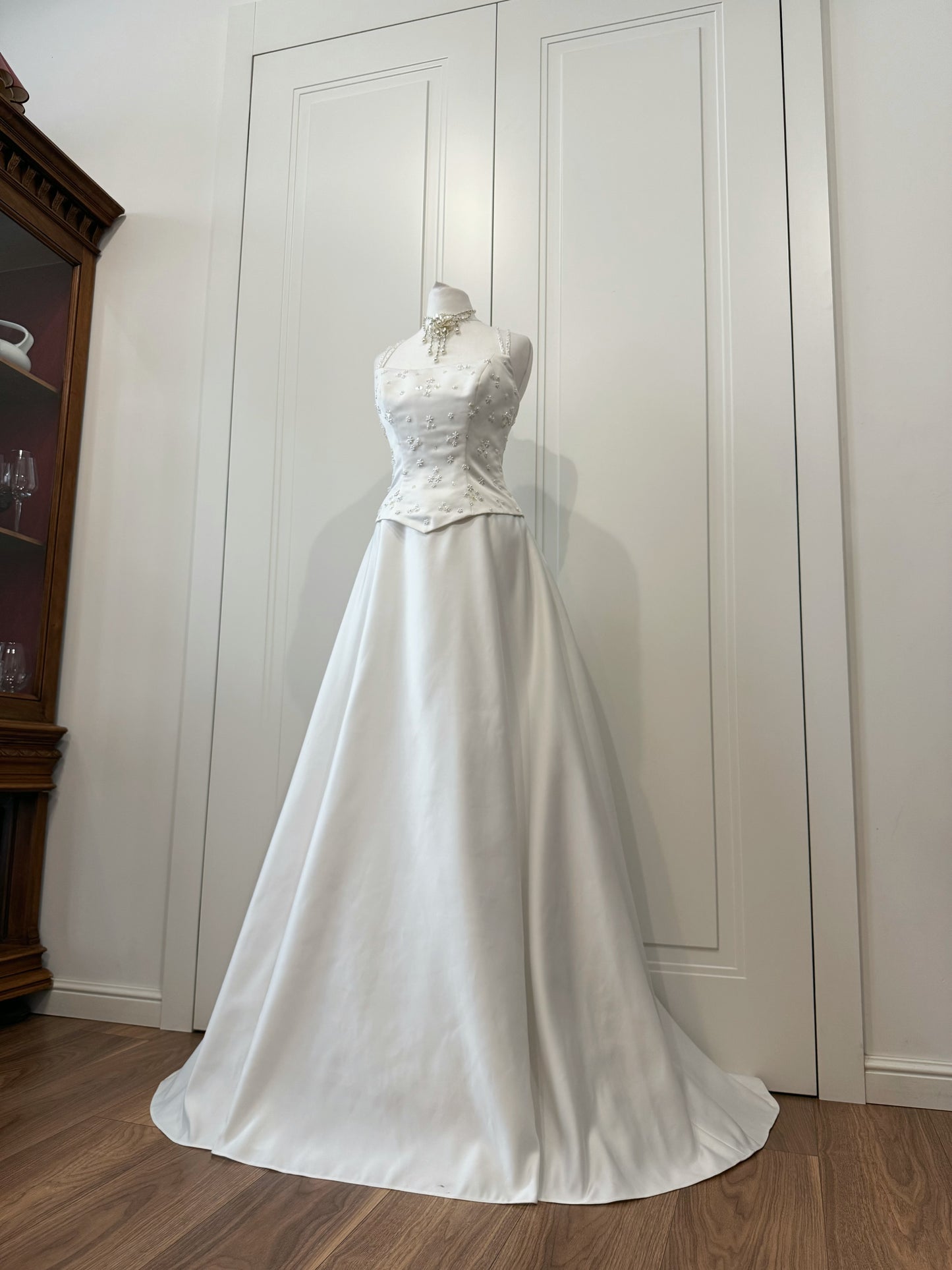 White Embellished Bridal Dress