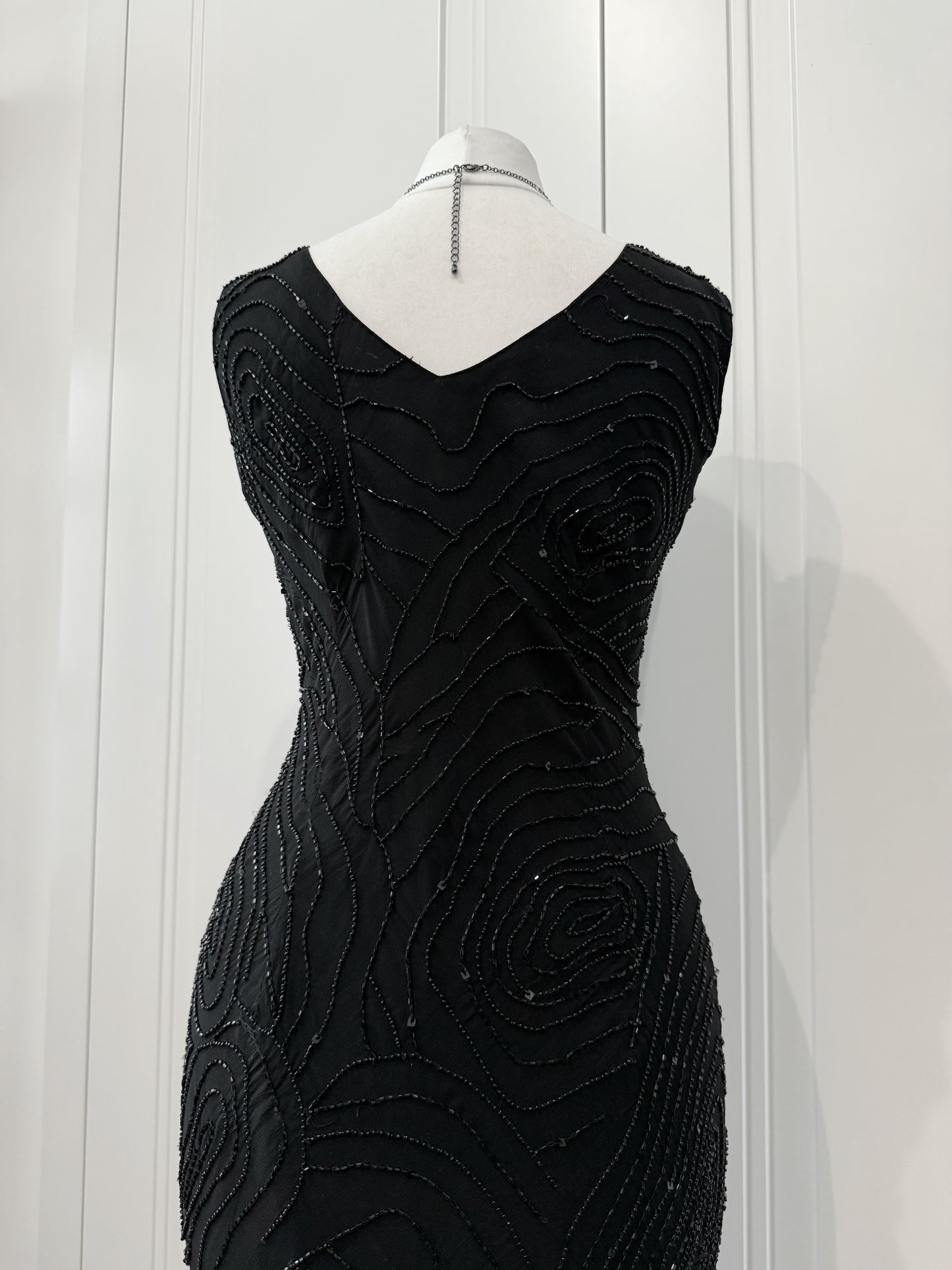 Black Beaded Dress