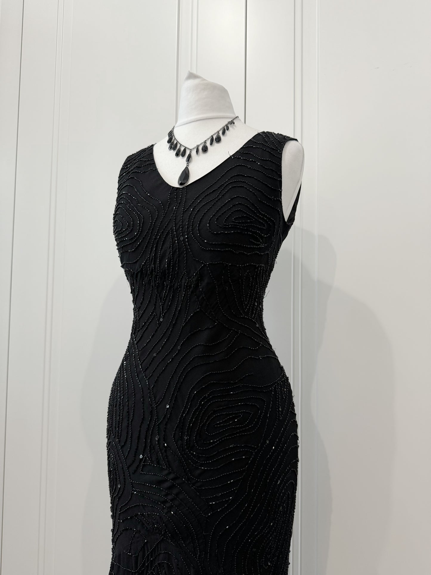 Black Beaded Dress