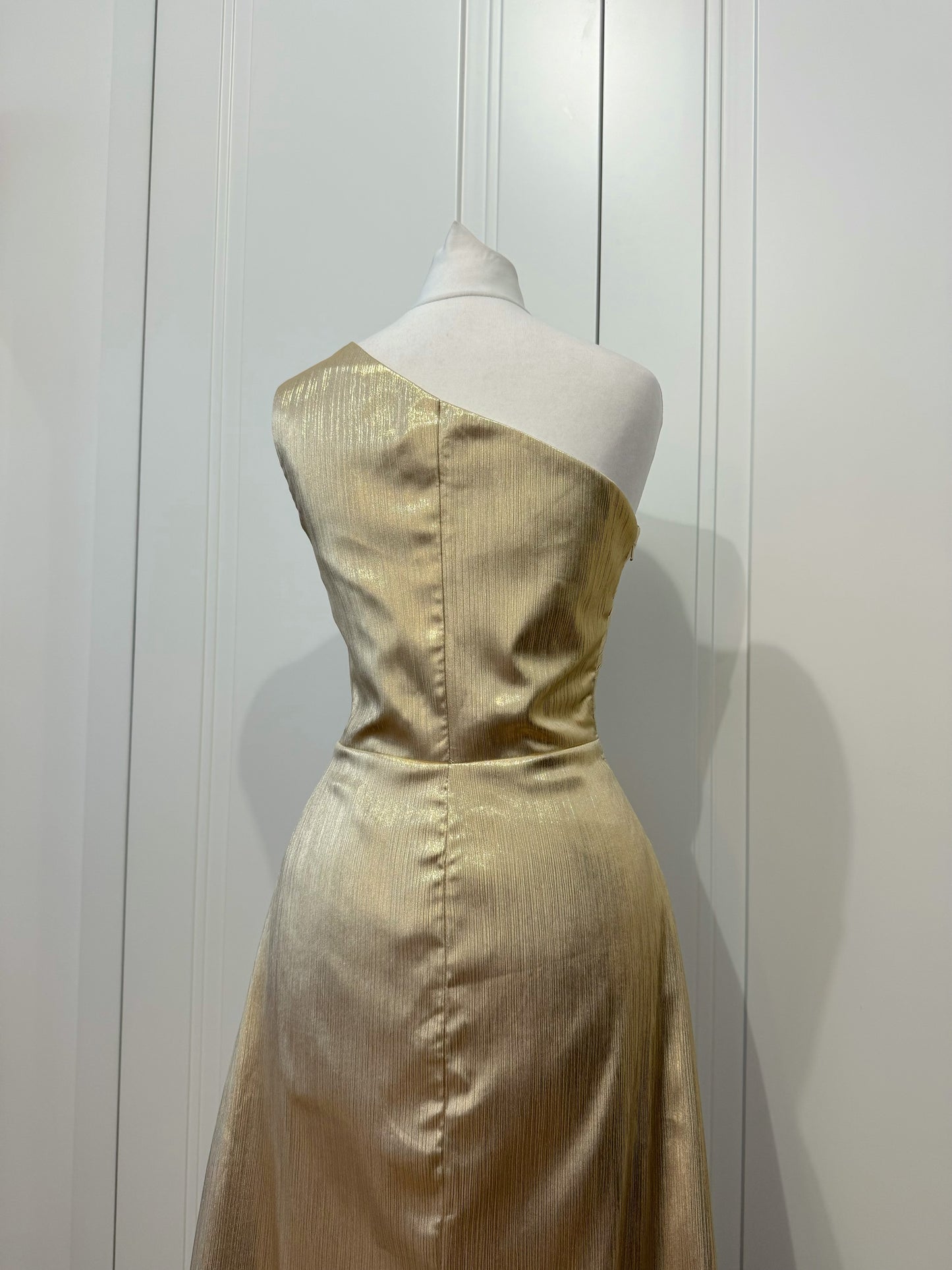 Liquid Gold Evening Gown