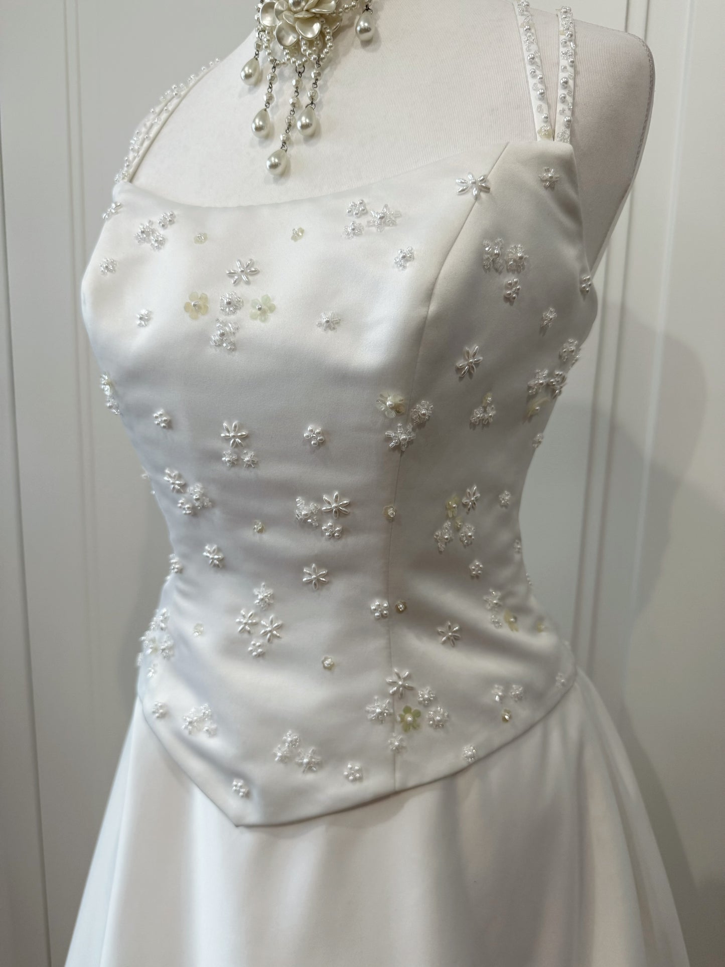 White Embellished Bridal Dress