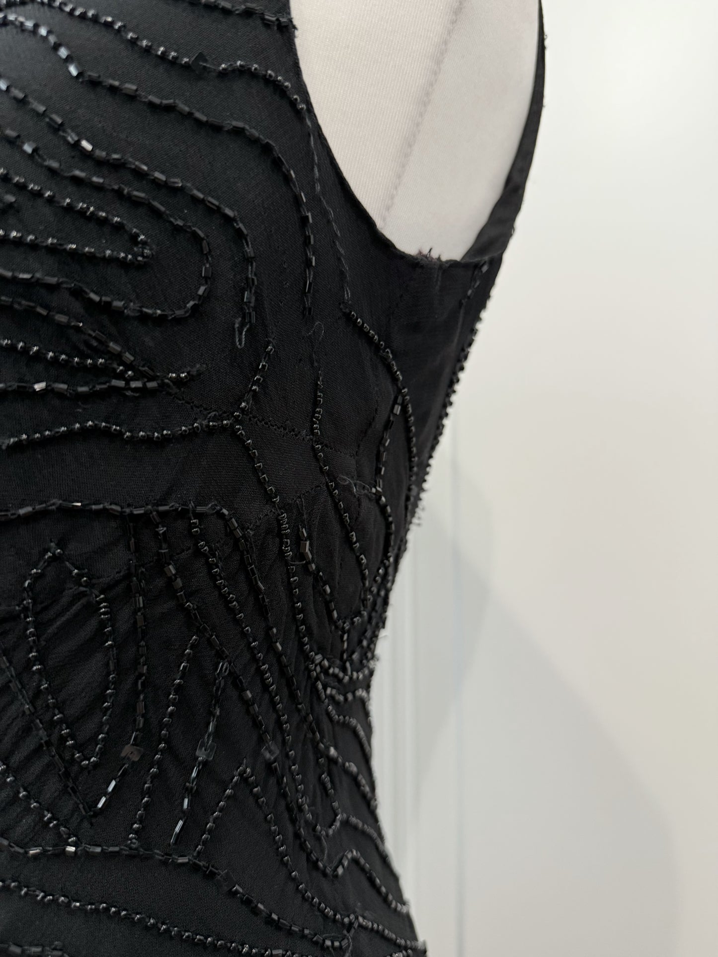 Black Beaded Dress