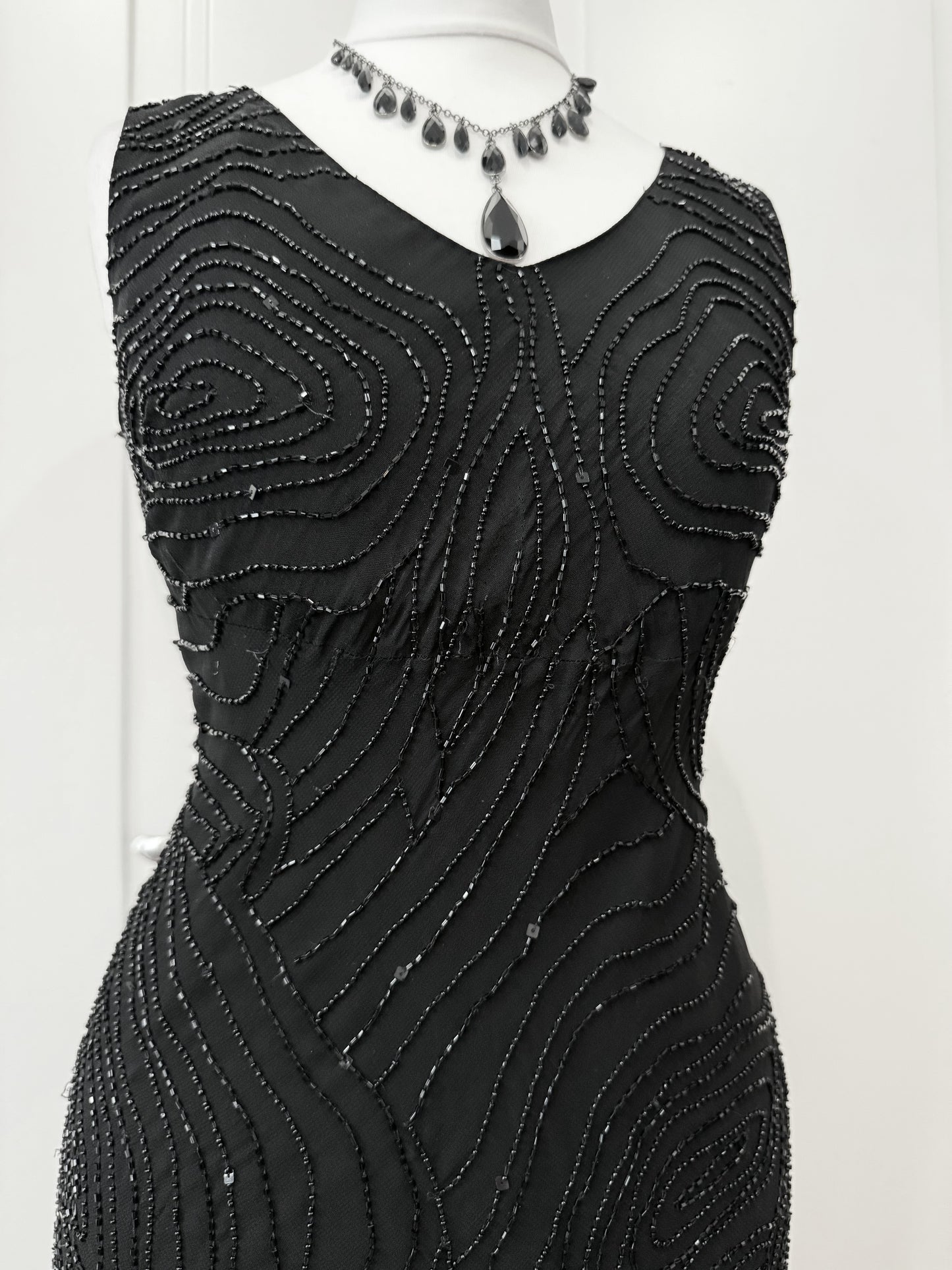 Black Beaded Dress
