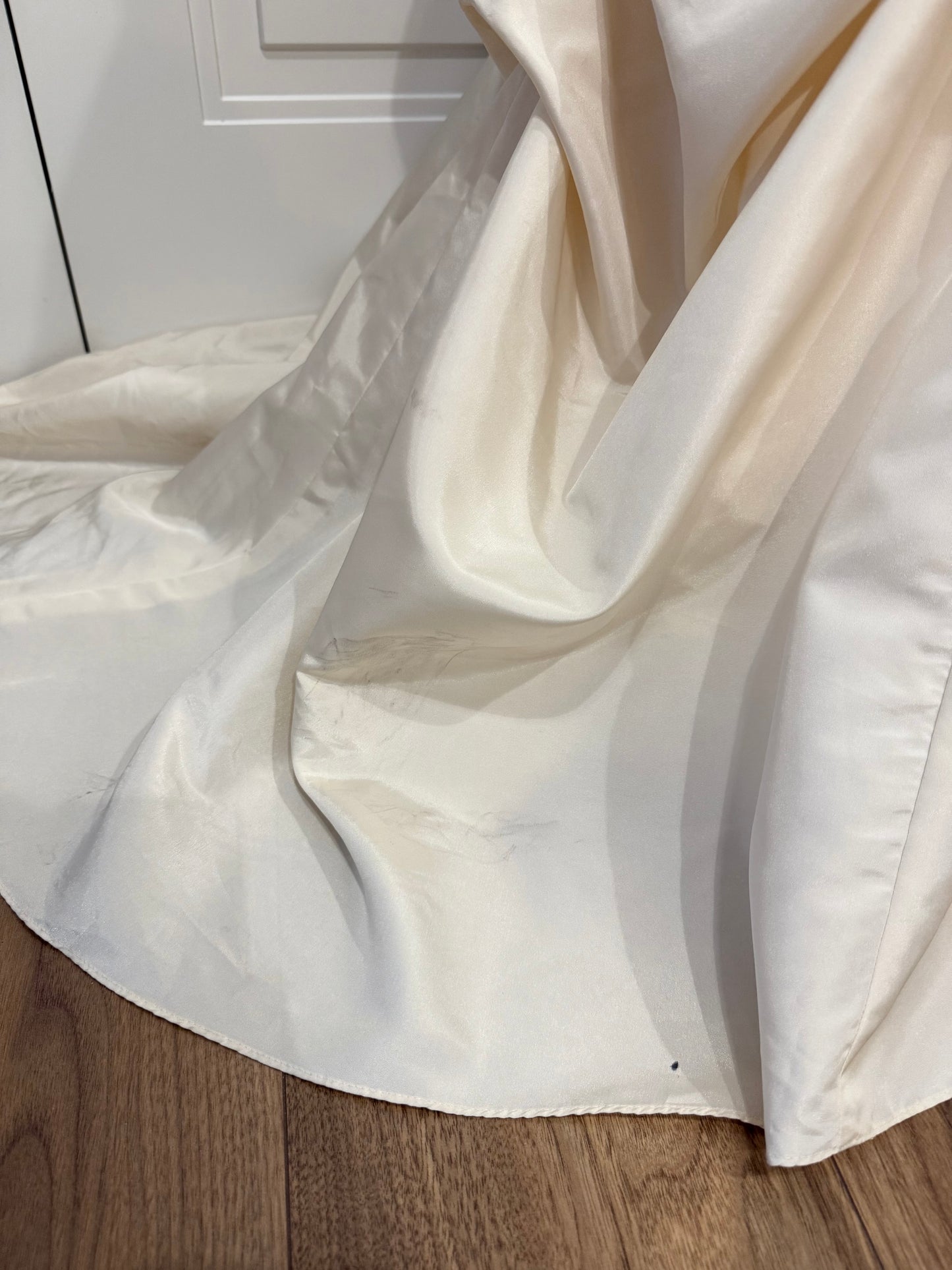 Ivory Wedding Dress with Cathedral Train
