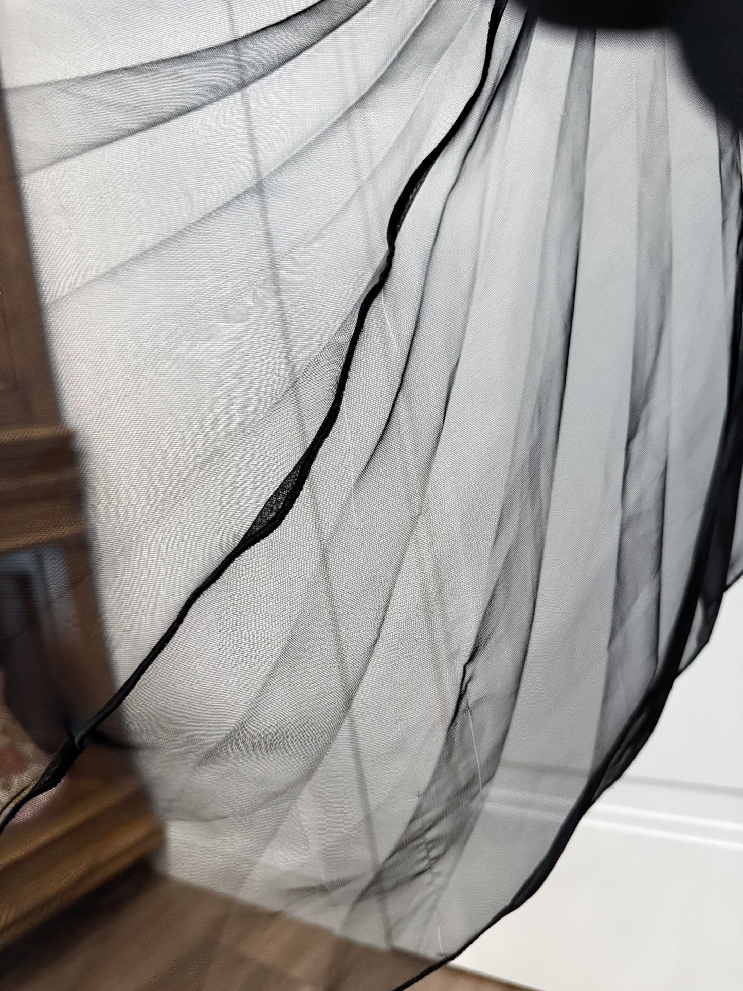 Black asymmetrical dress