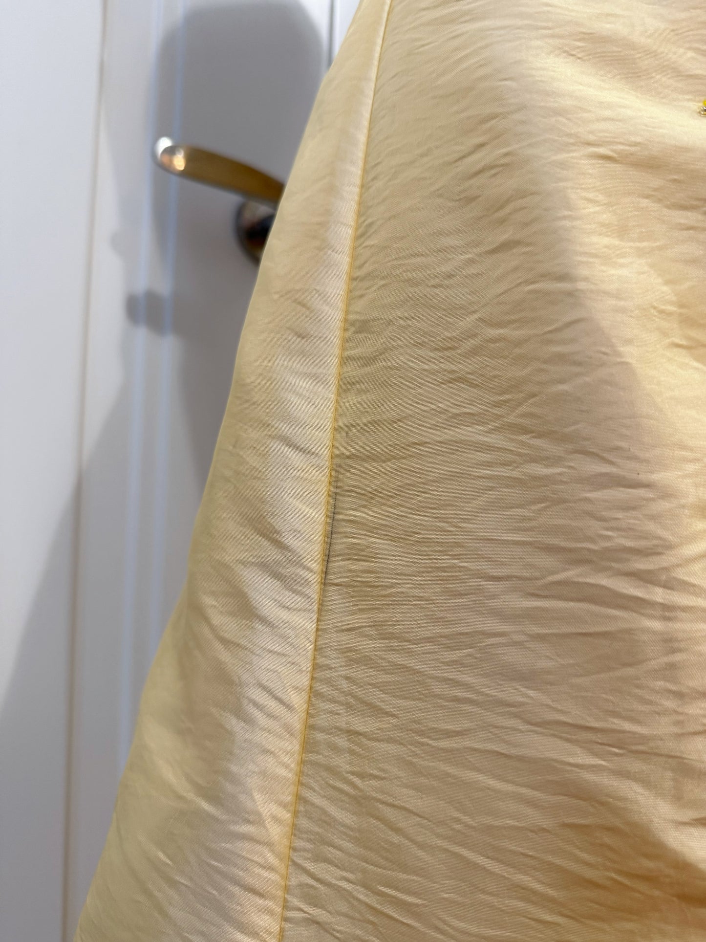 Elegant Yellow Princess Evening Dress