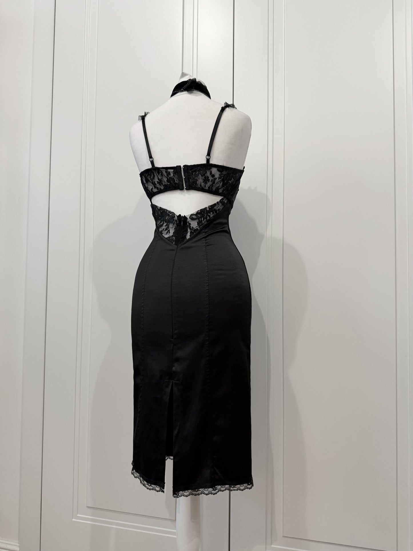 Black mini dress