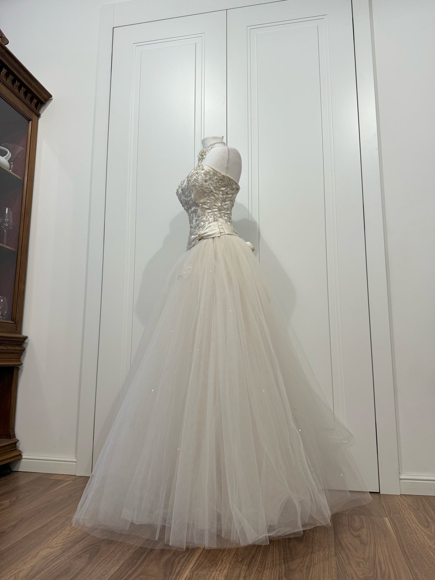 Ivory Princess Tulle Wedding Dress