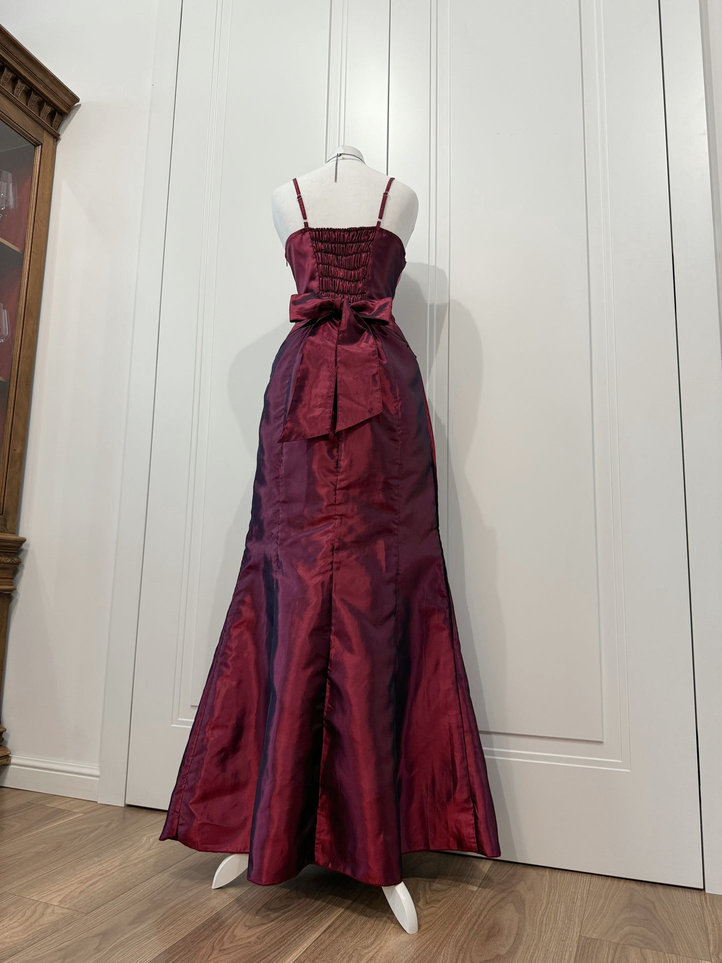 Burgundy & Purple Maxi Dress