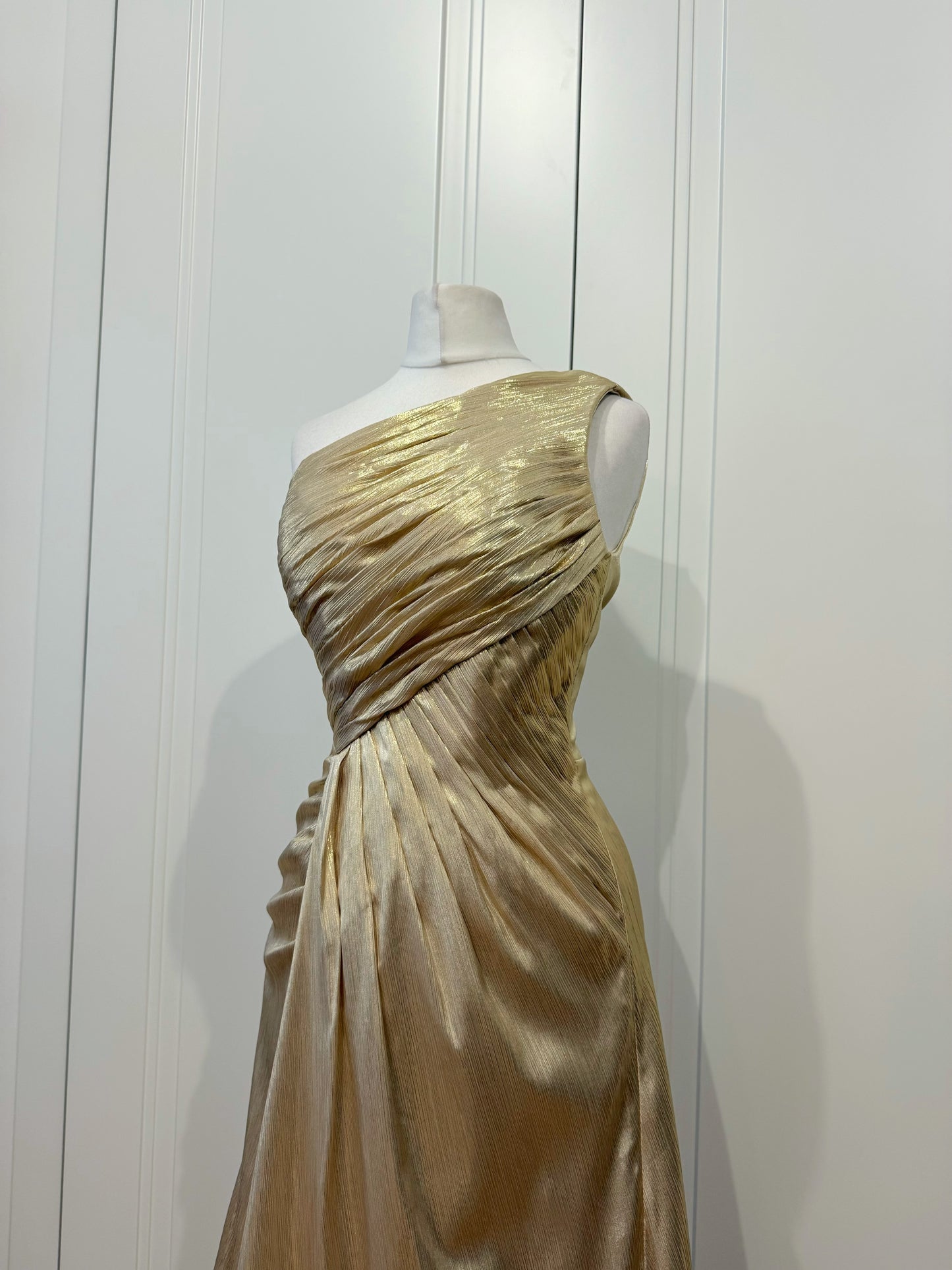 Liquid Gold Evening Gown