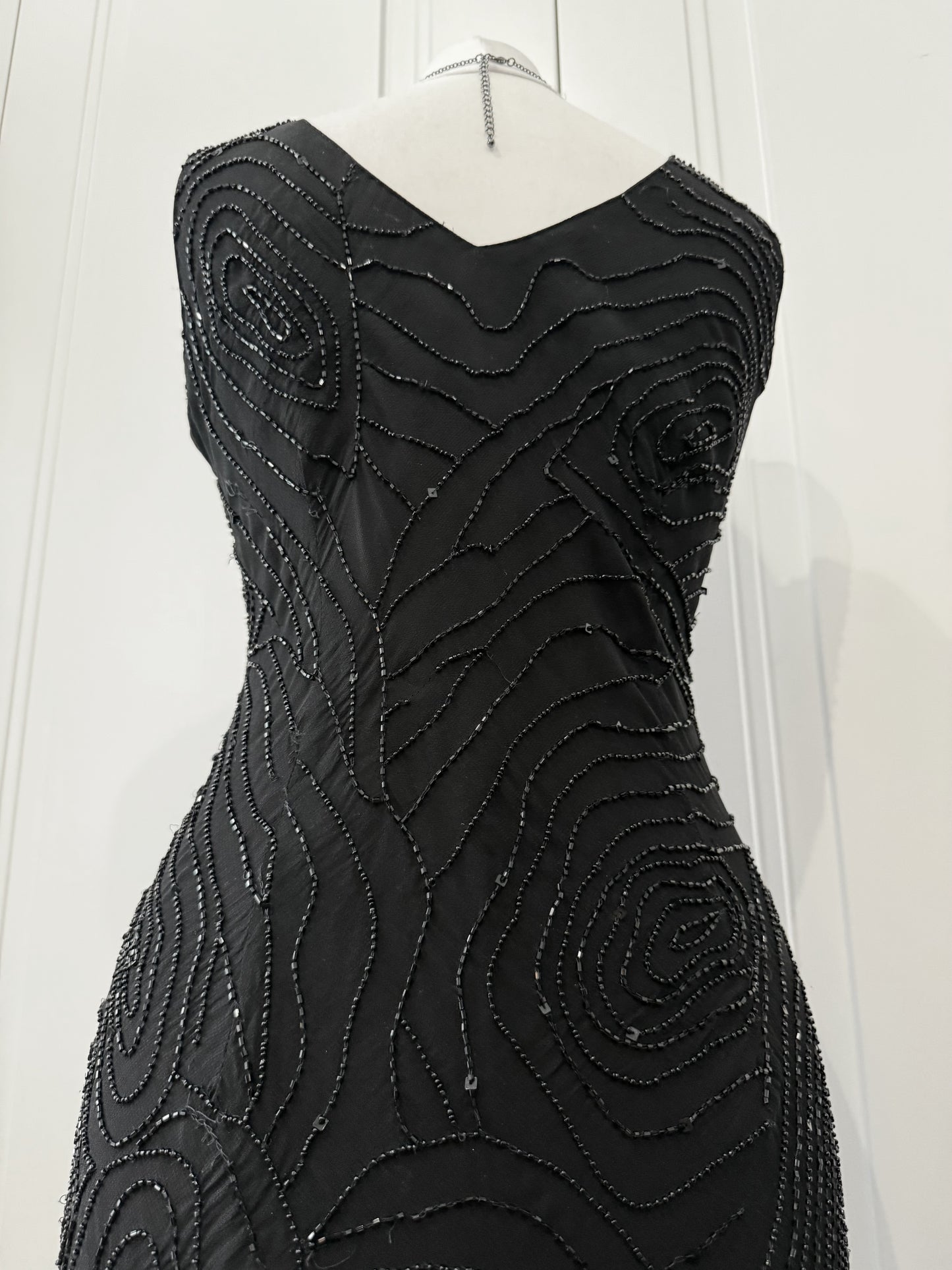 Black Beaded Dress