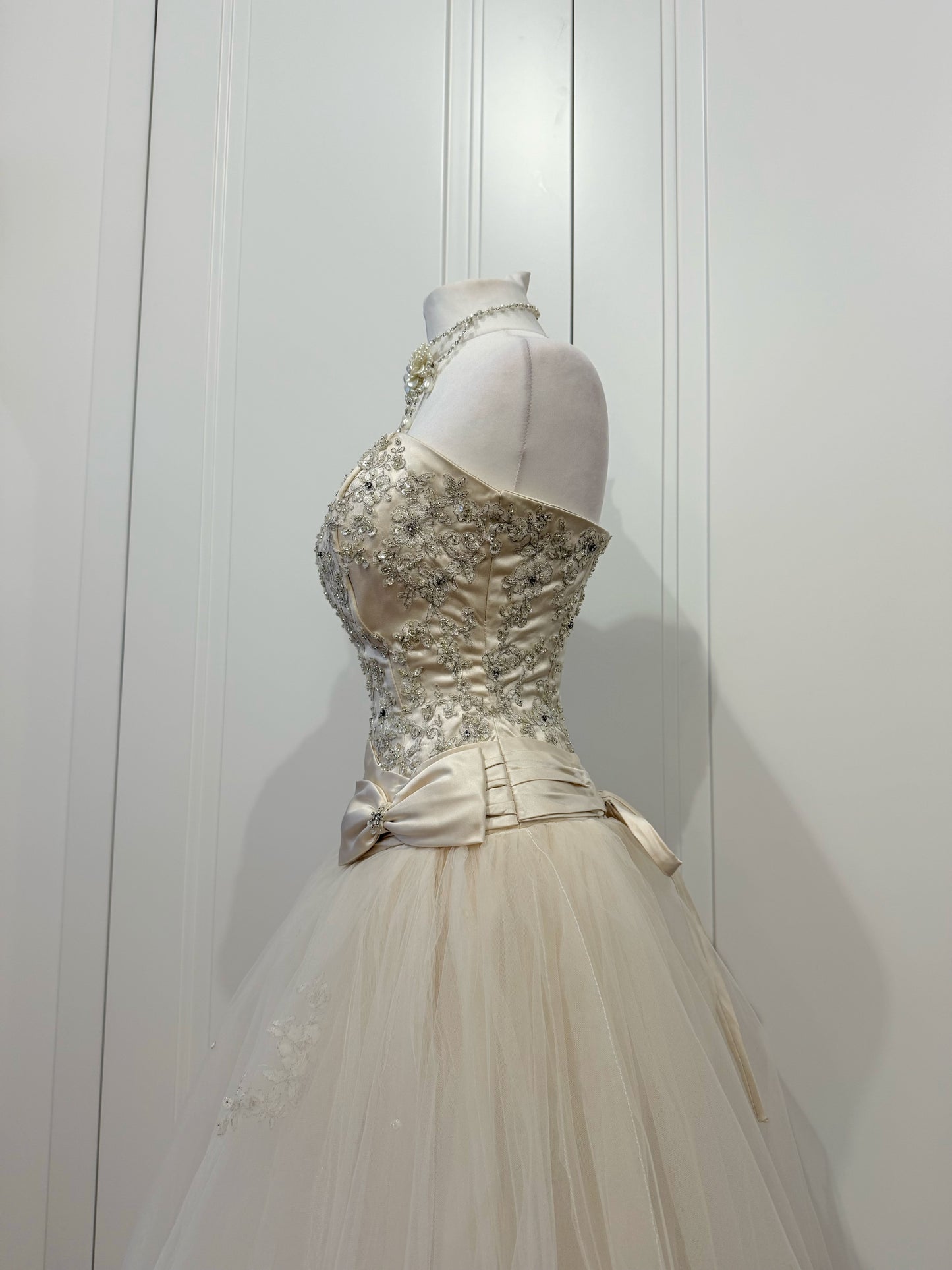 Ivory Princess Tulle Wedding Dress