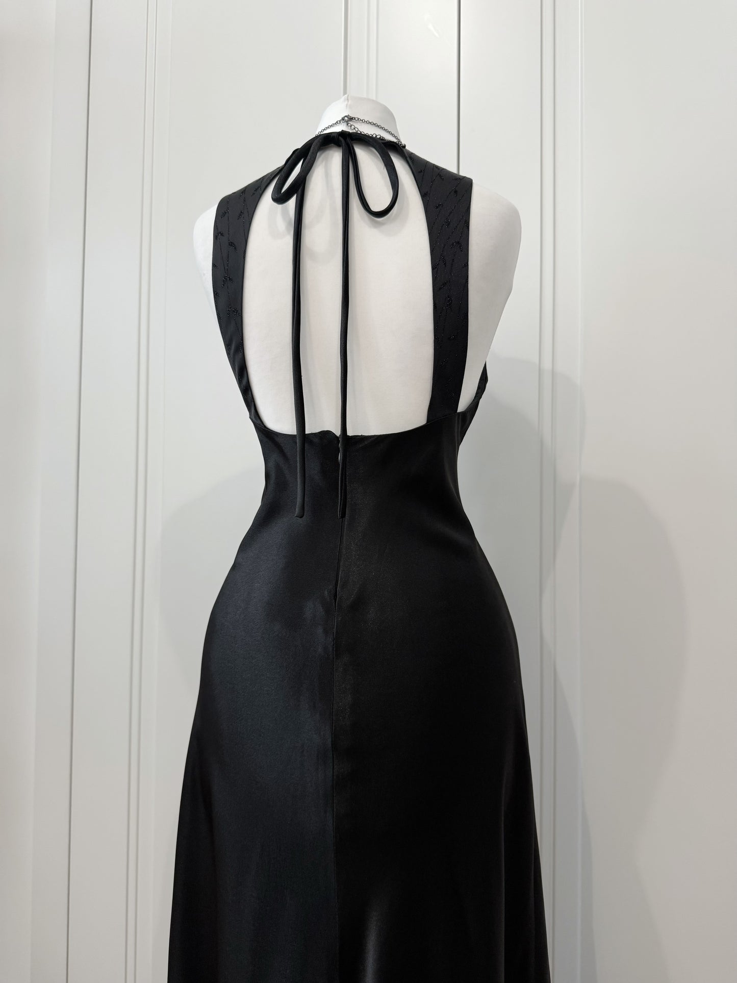 Black maxi dress