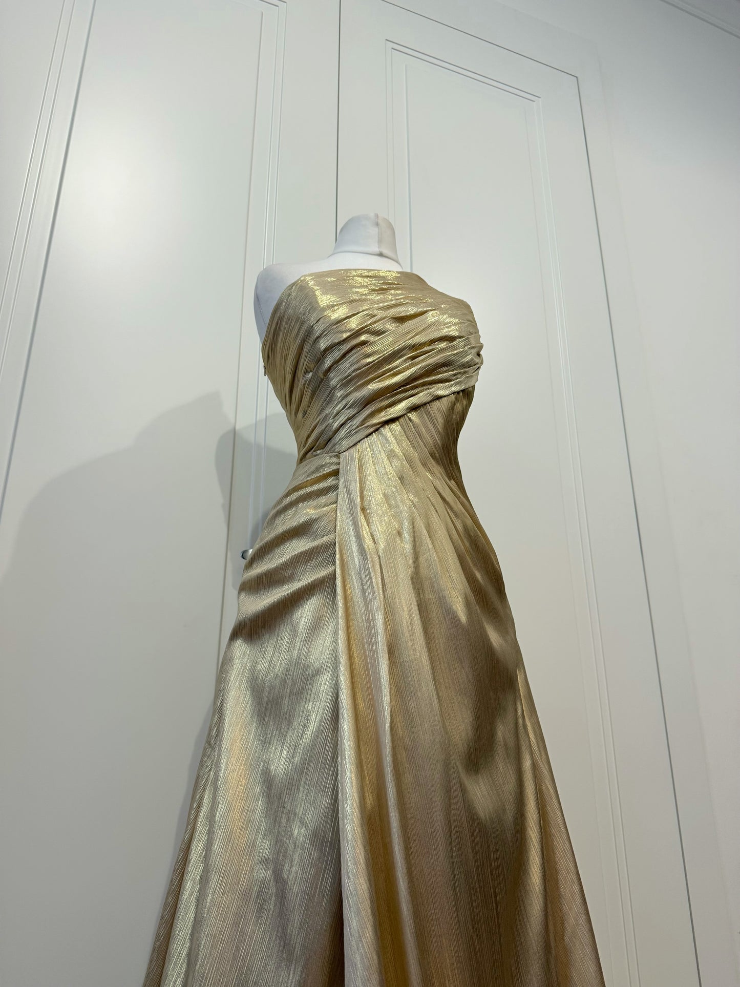 Liquid Gold Evening Gown