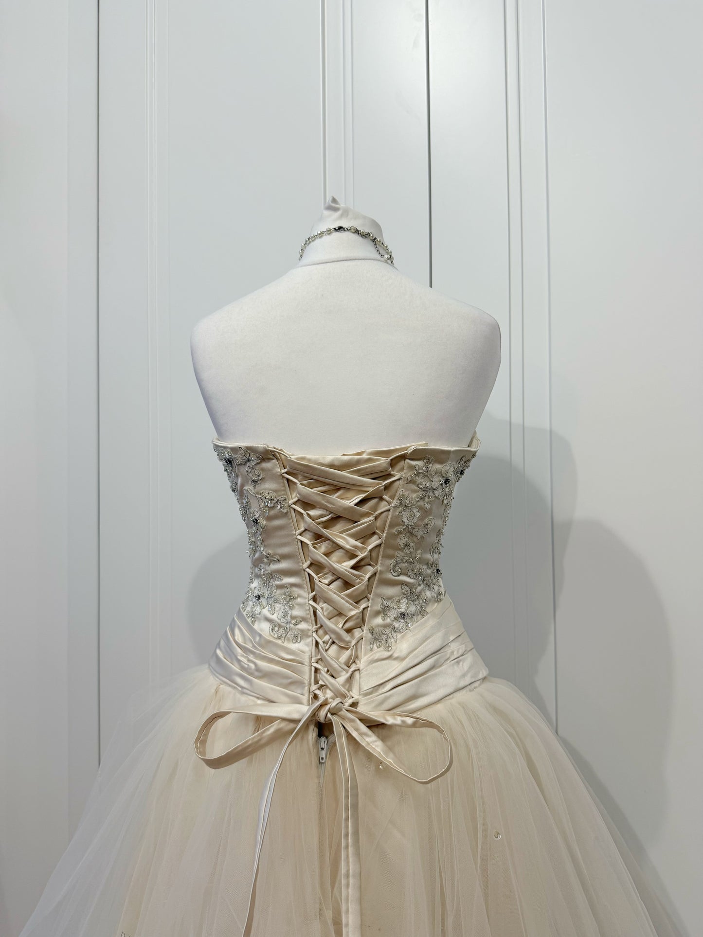 Ivory Princess Tulle Wedding Dress