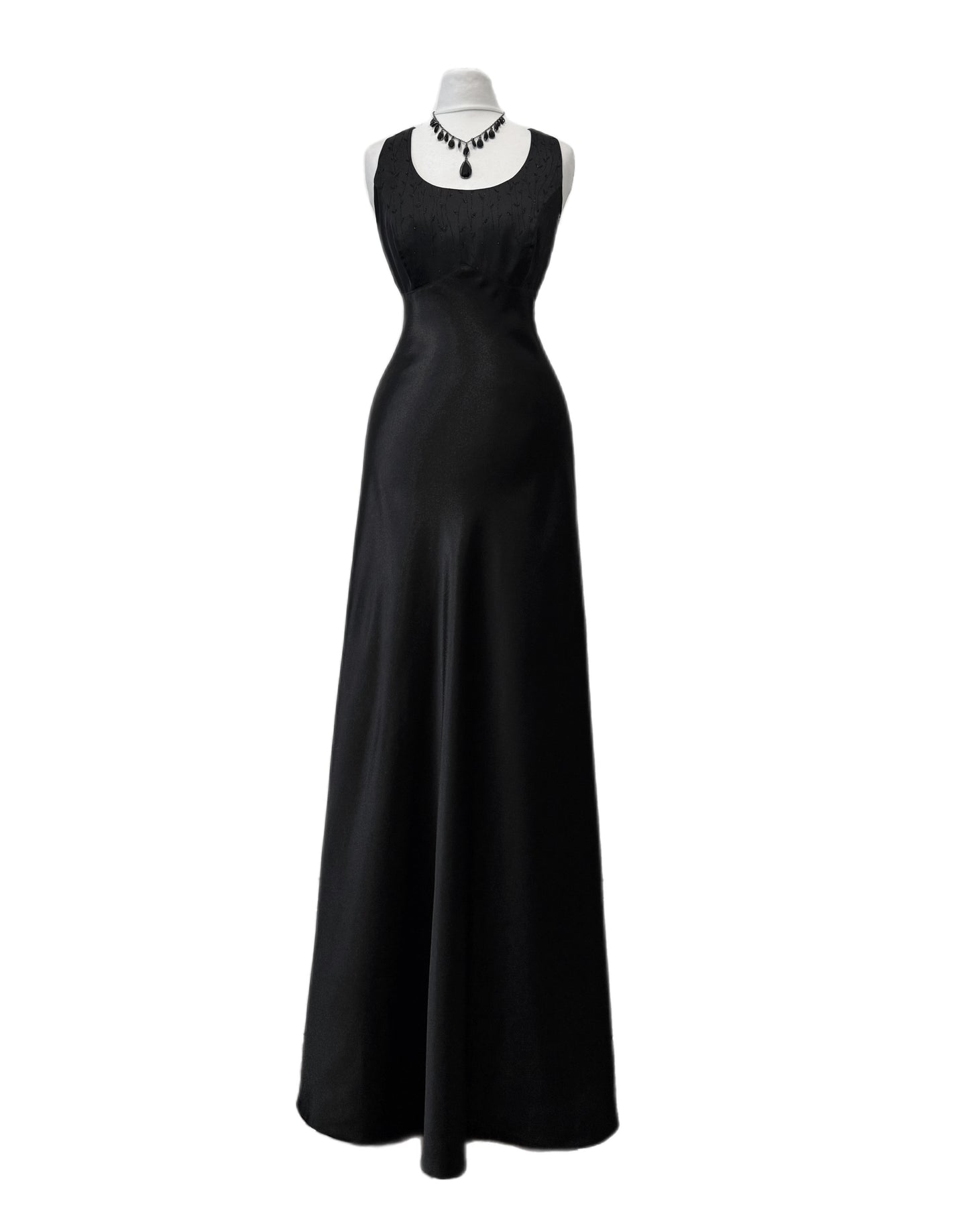 Black maxi dress