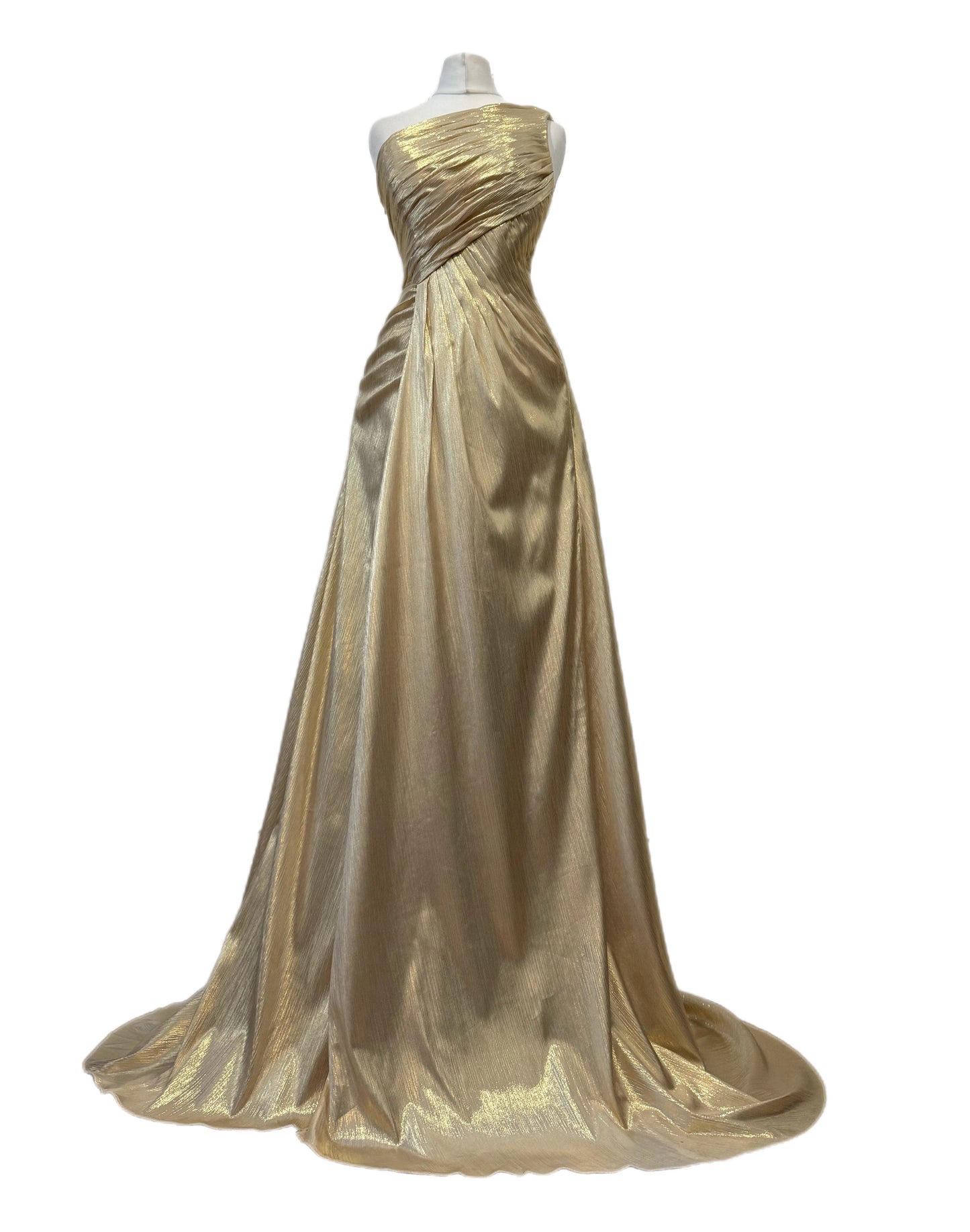 Liquid Gold Evening Gown