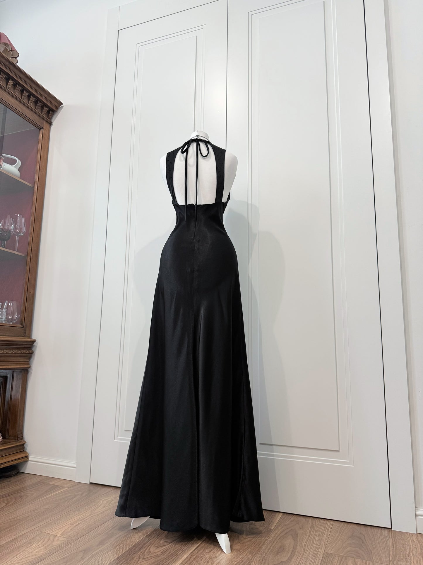 Black maxi dress