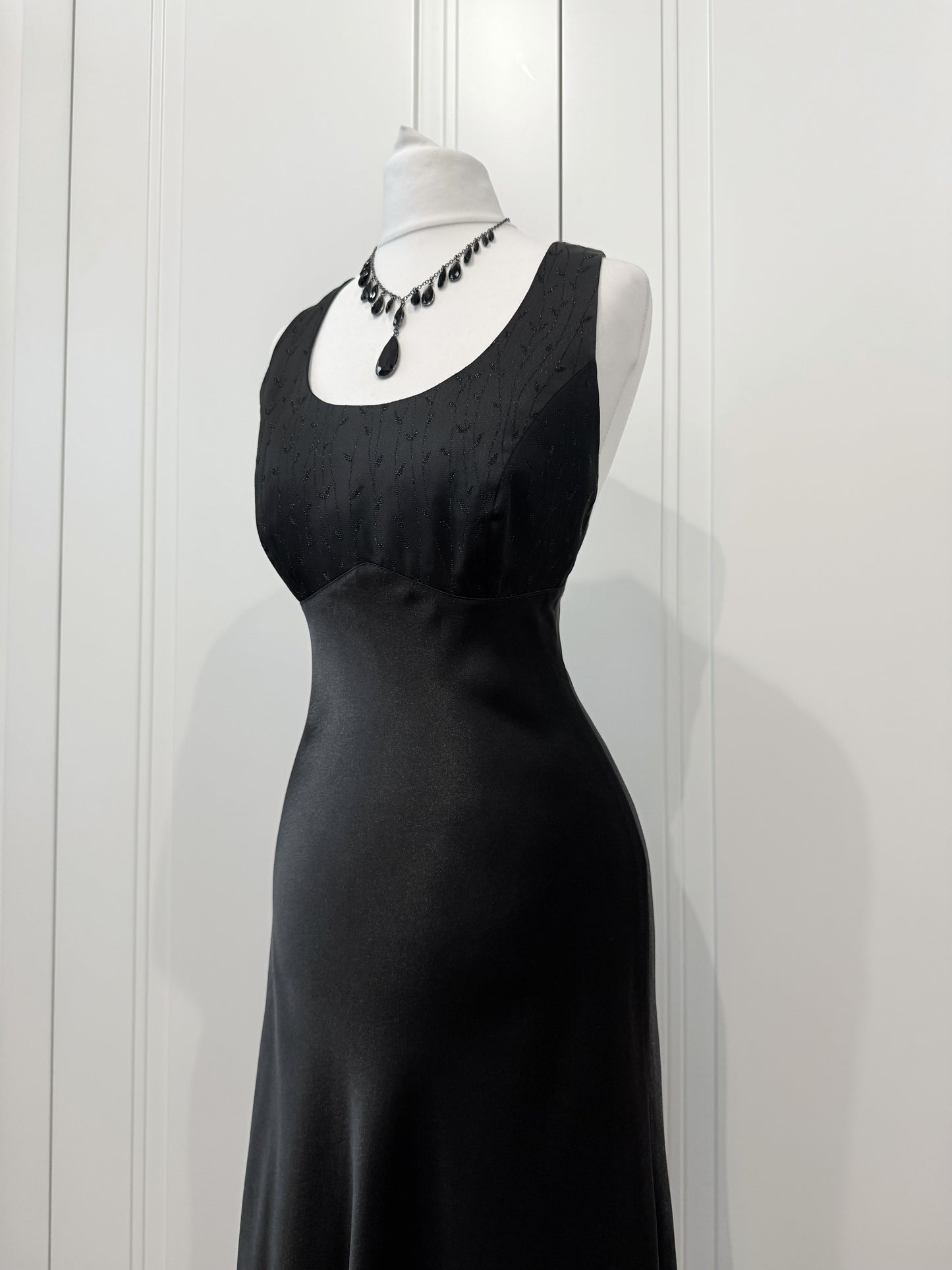 Black maxi dress