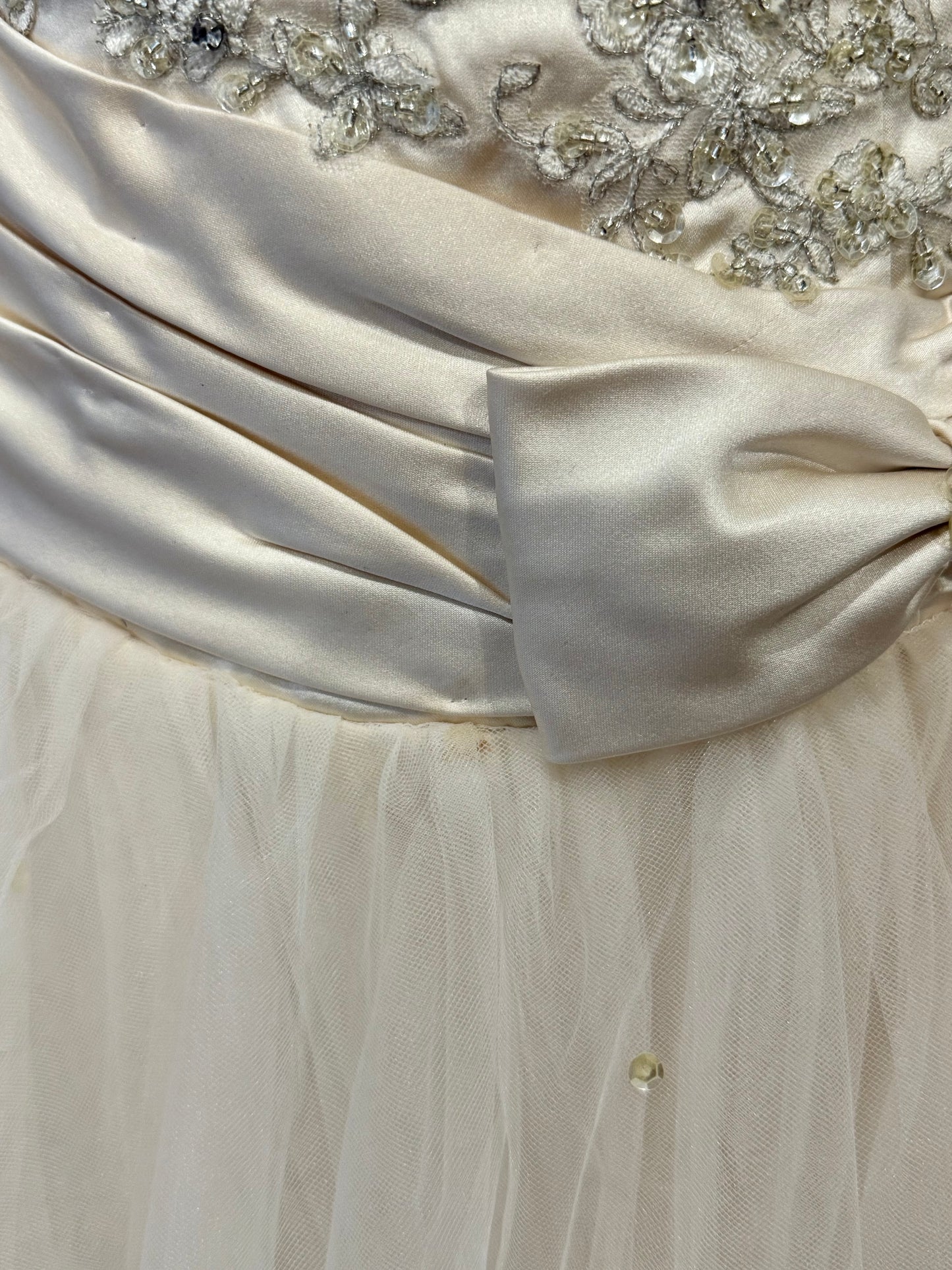 Ivory Princess Tulle Wedding Dress