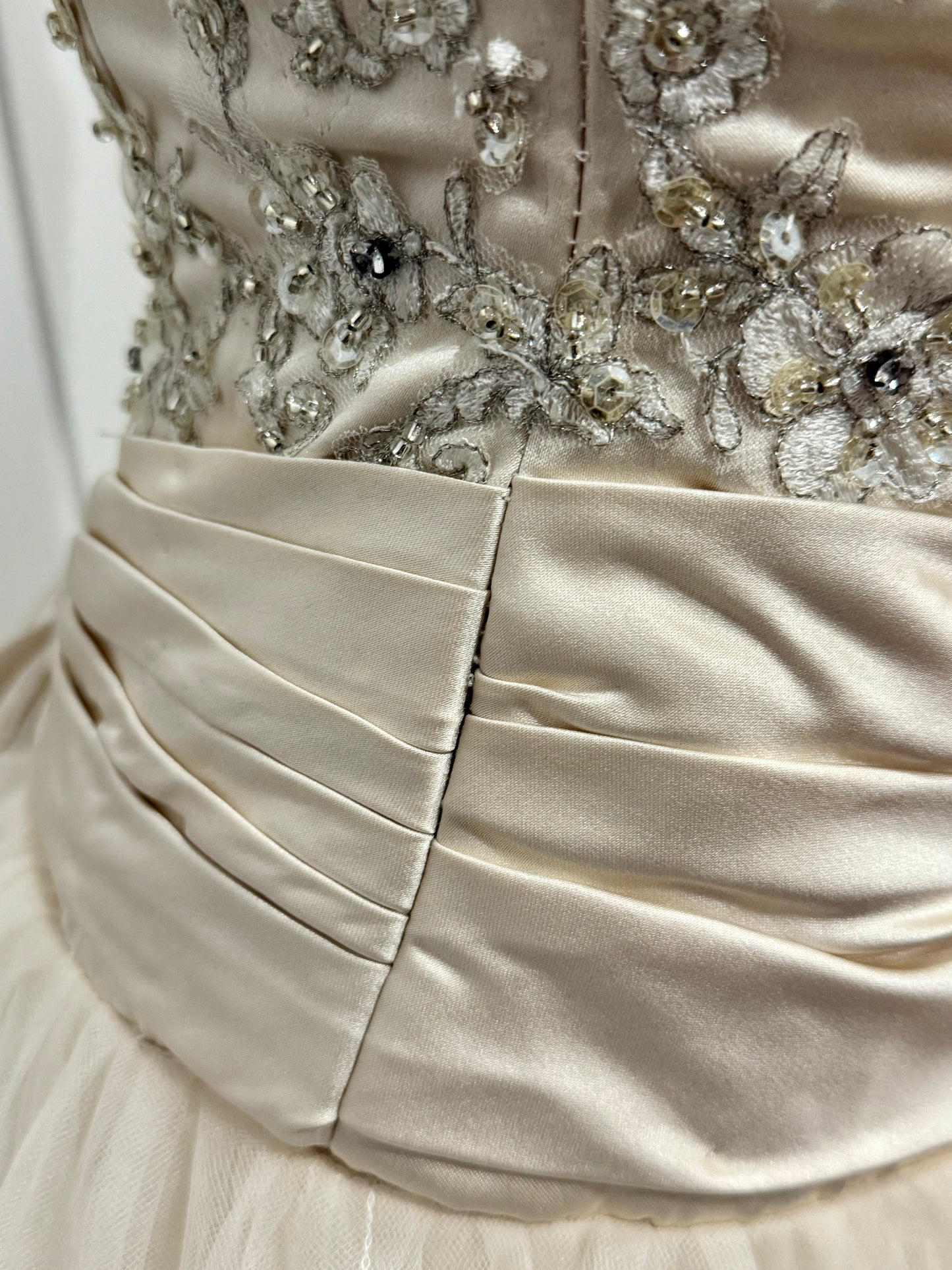 Ivory Princess Tulle Wedding Dress