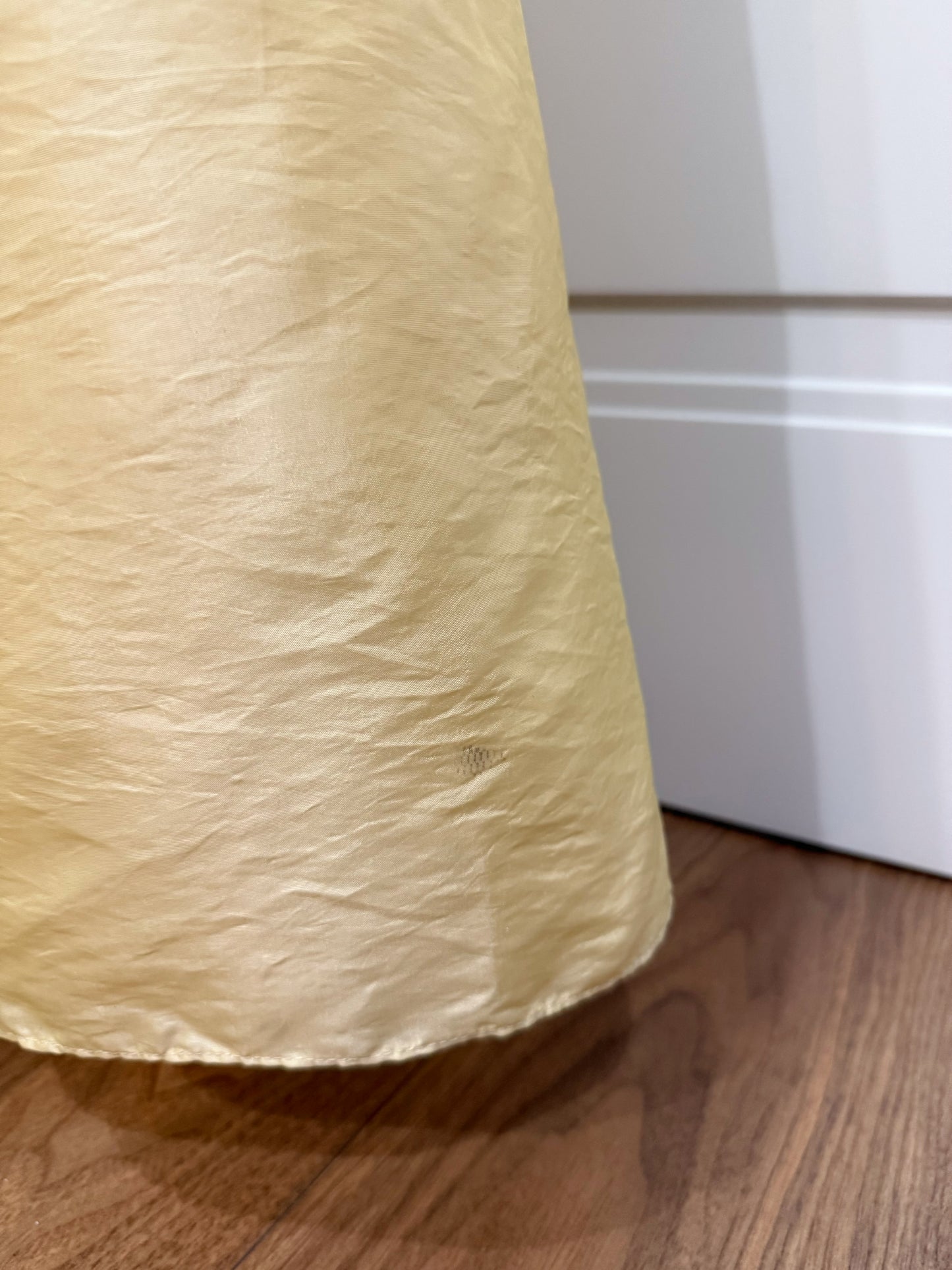 Elegant Yellow Princess Evening Dress