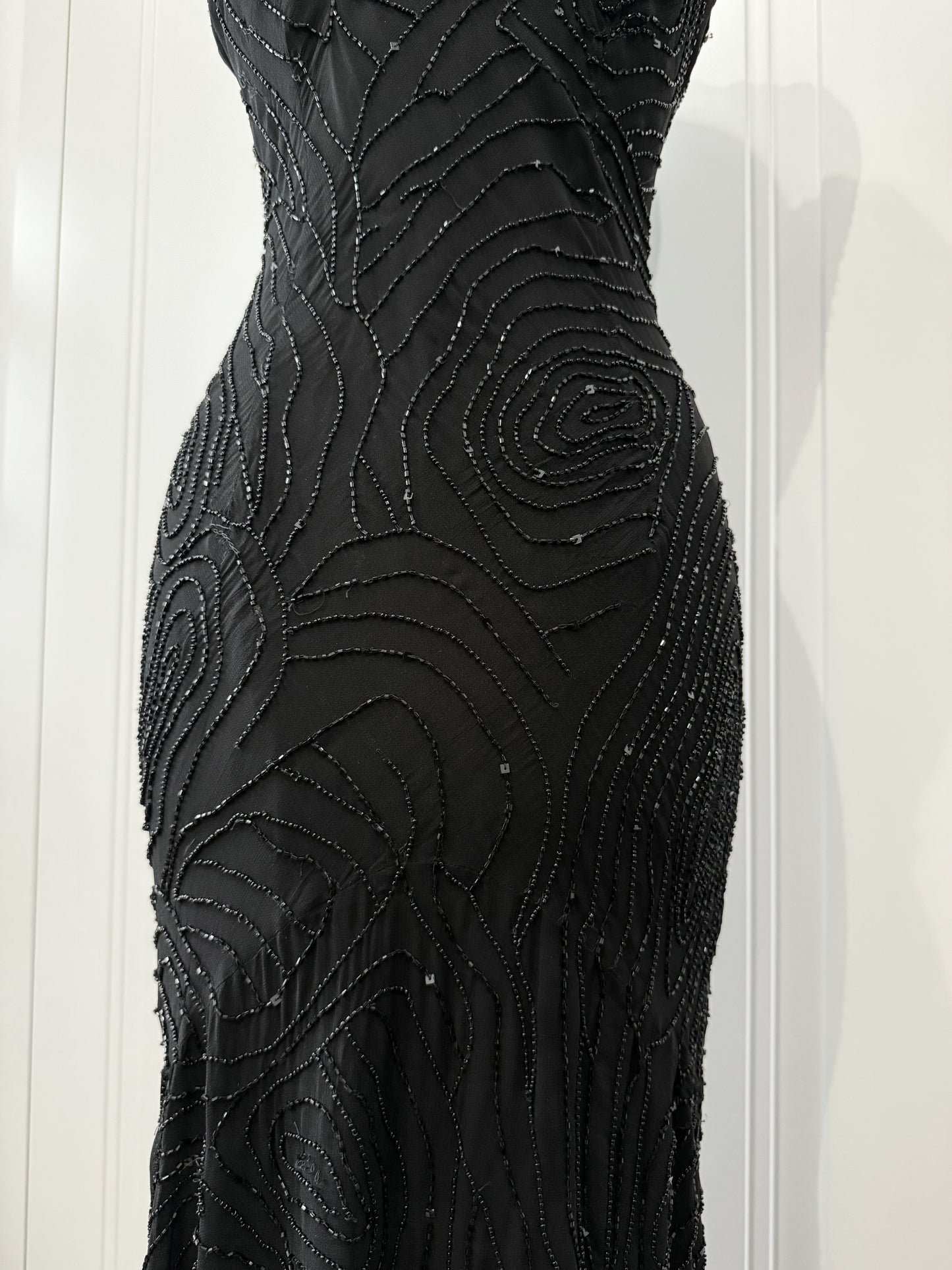 Black Beaded Dress
