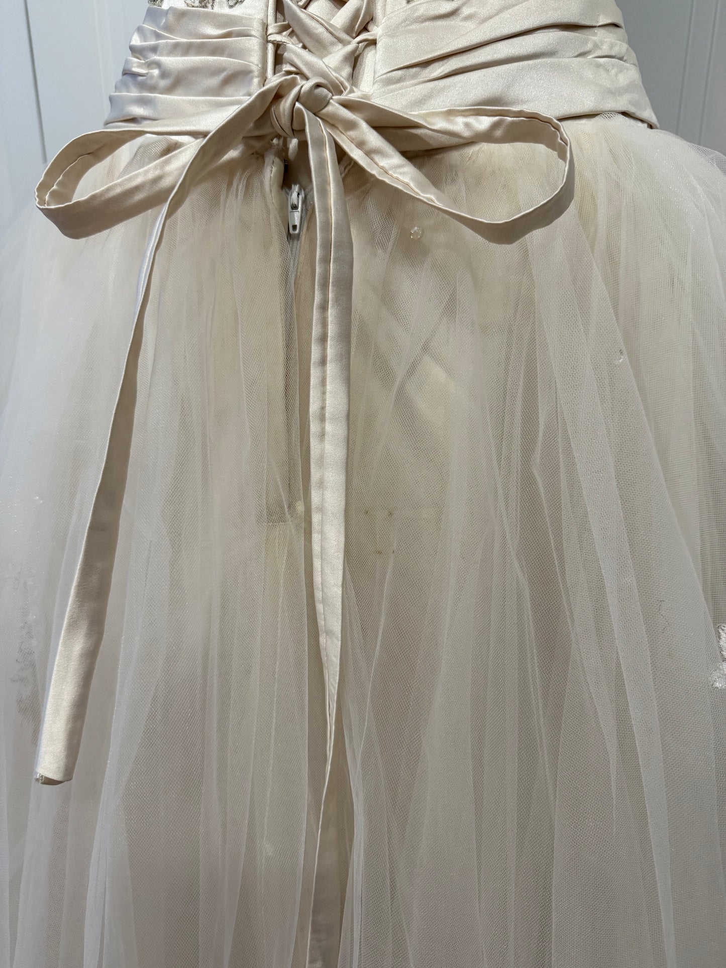 Ivory Princess Tulle Wedding Dress