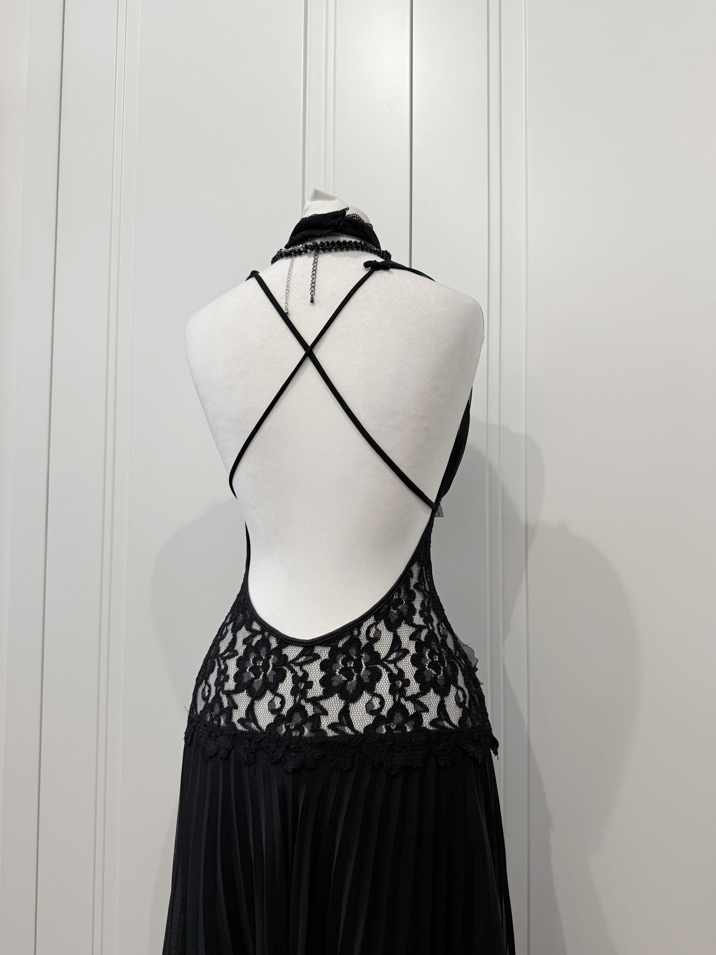 Black asymmetrical dress