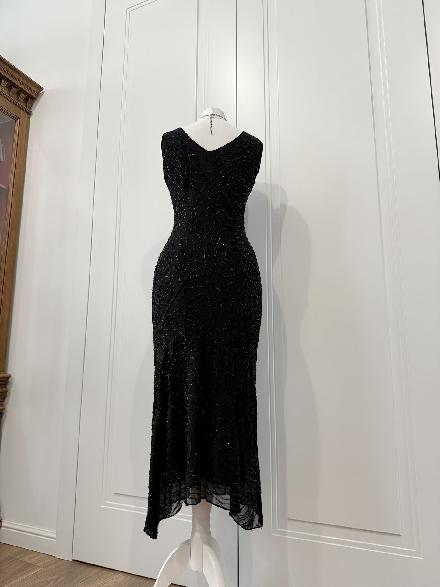 Black Beaded Dress