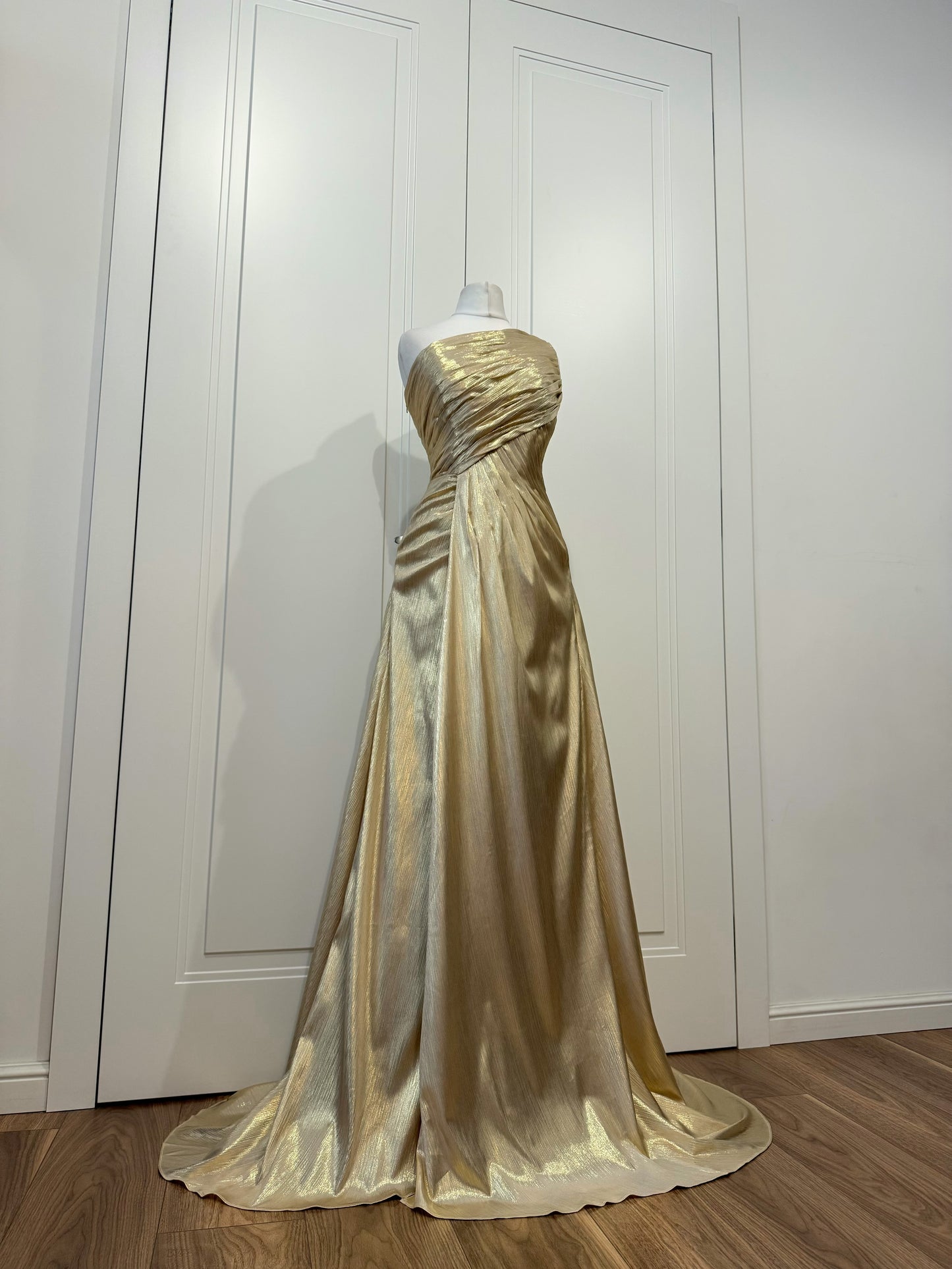 Liquid Gold Evening Gown
