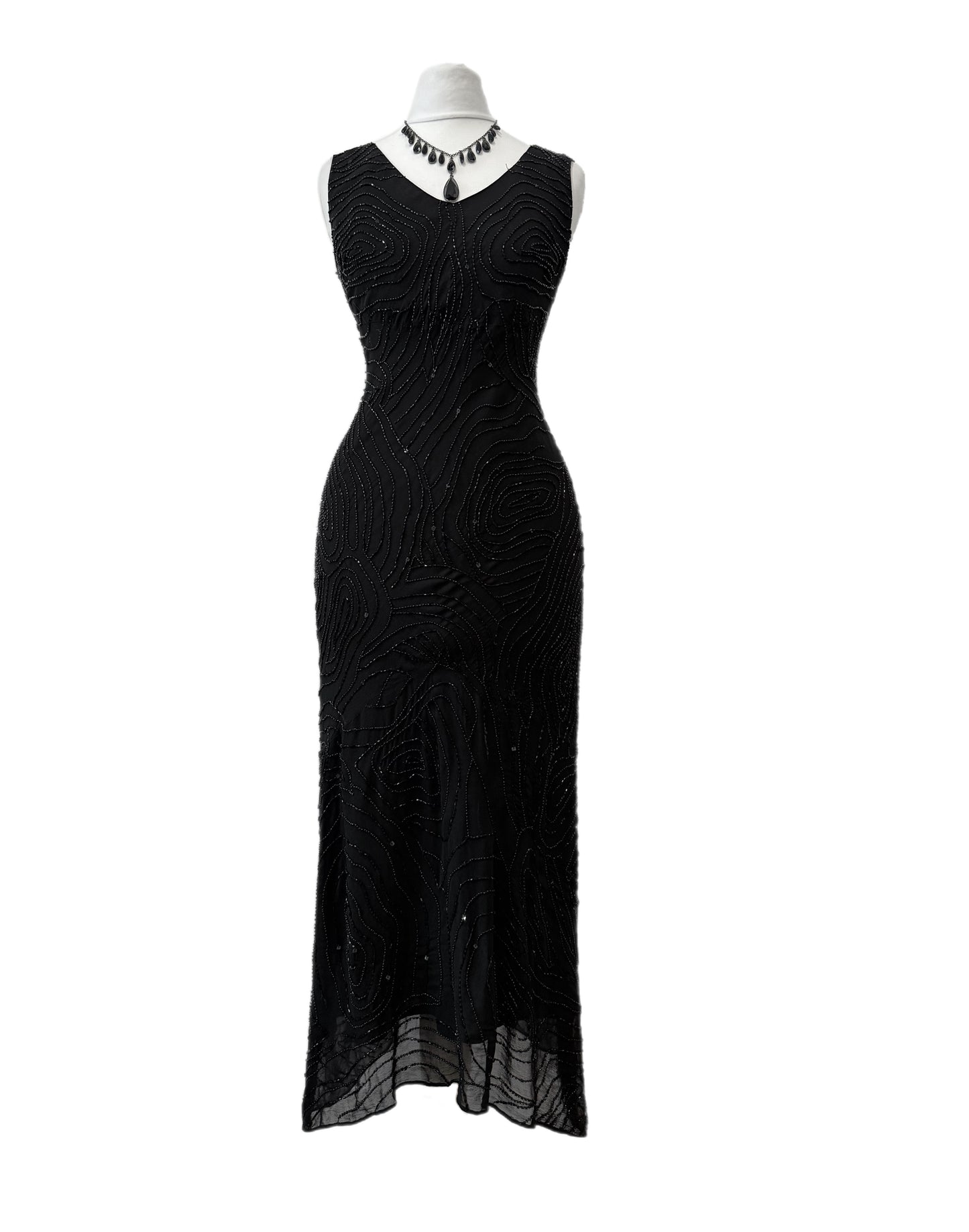 Black Beaded Dress