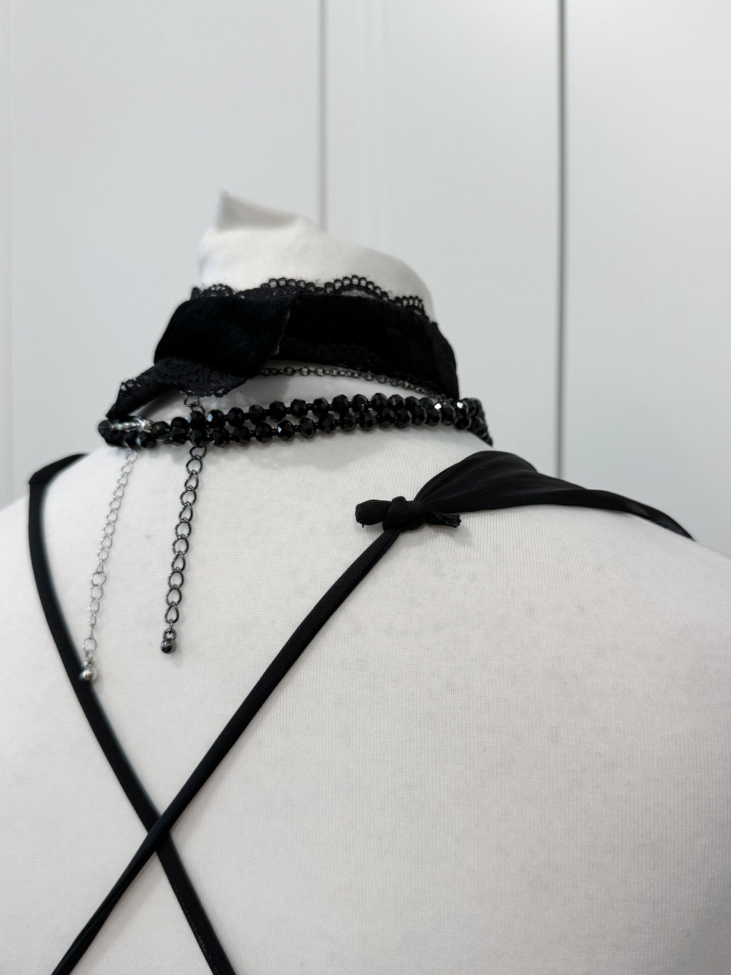 Black asymmetrical dress