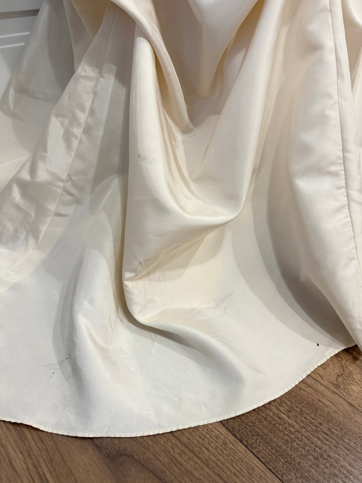 Ivory Wedding Dress with Cathedral Train