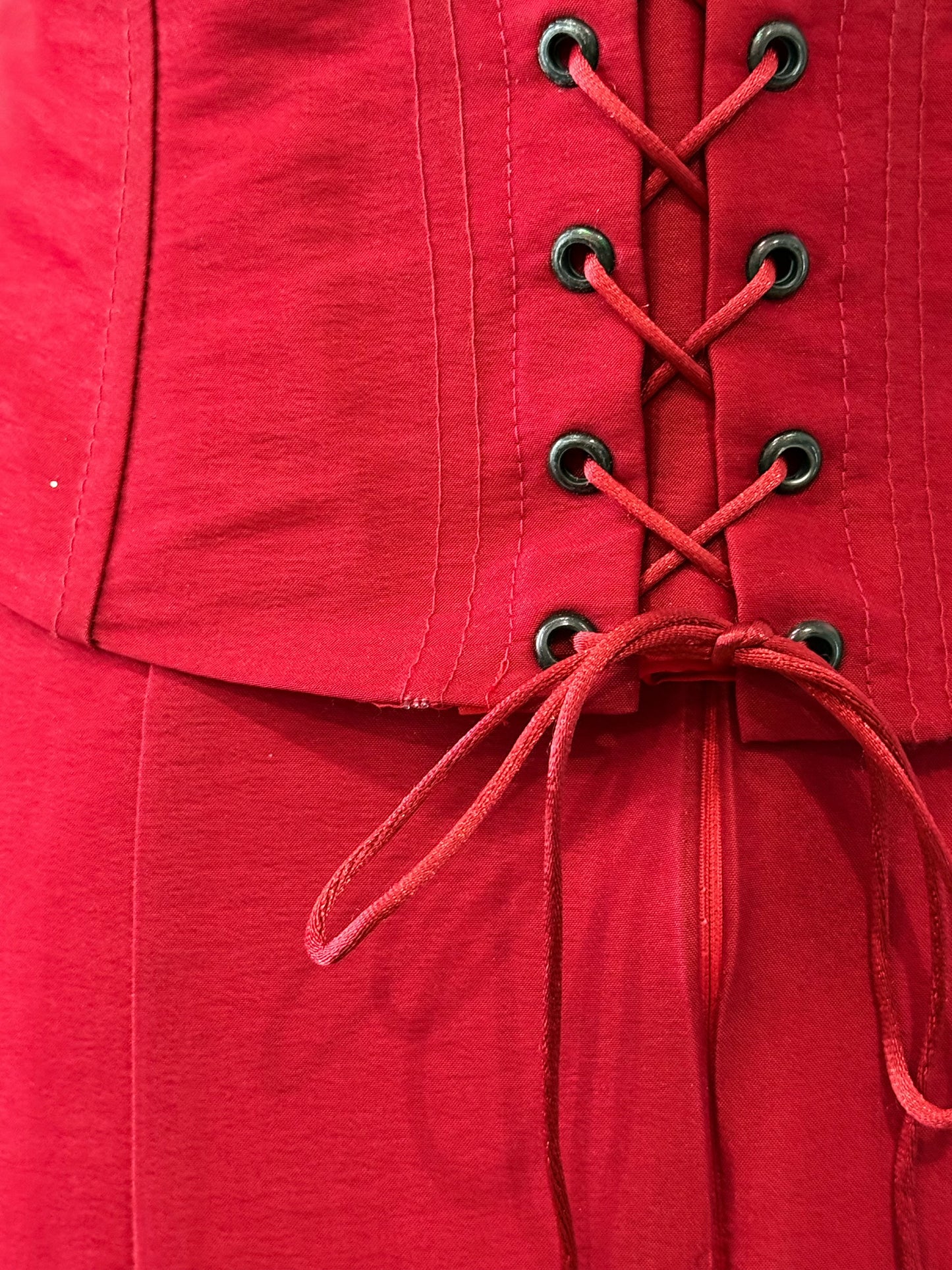 Red Mermaid Dress Set