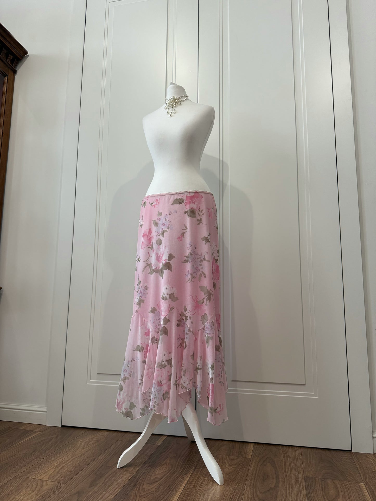 Delicate pale pink suit