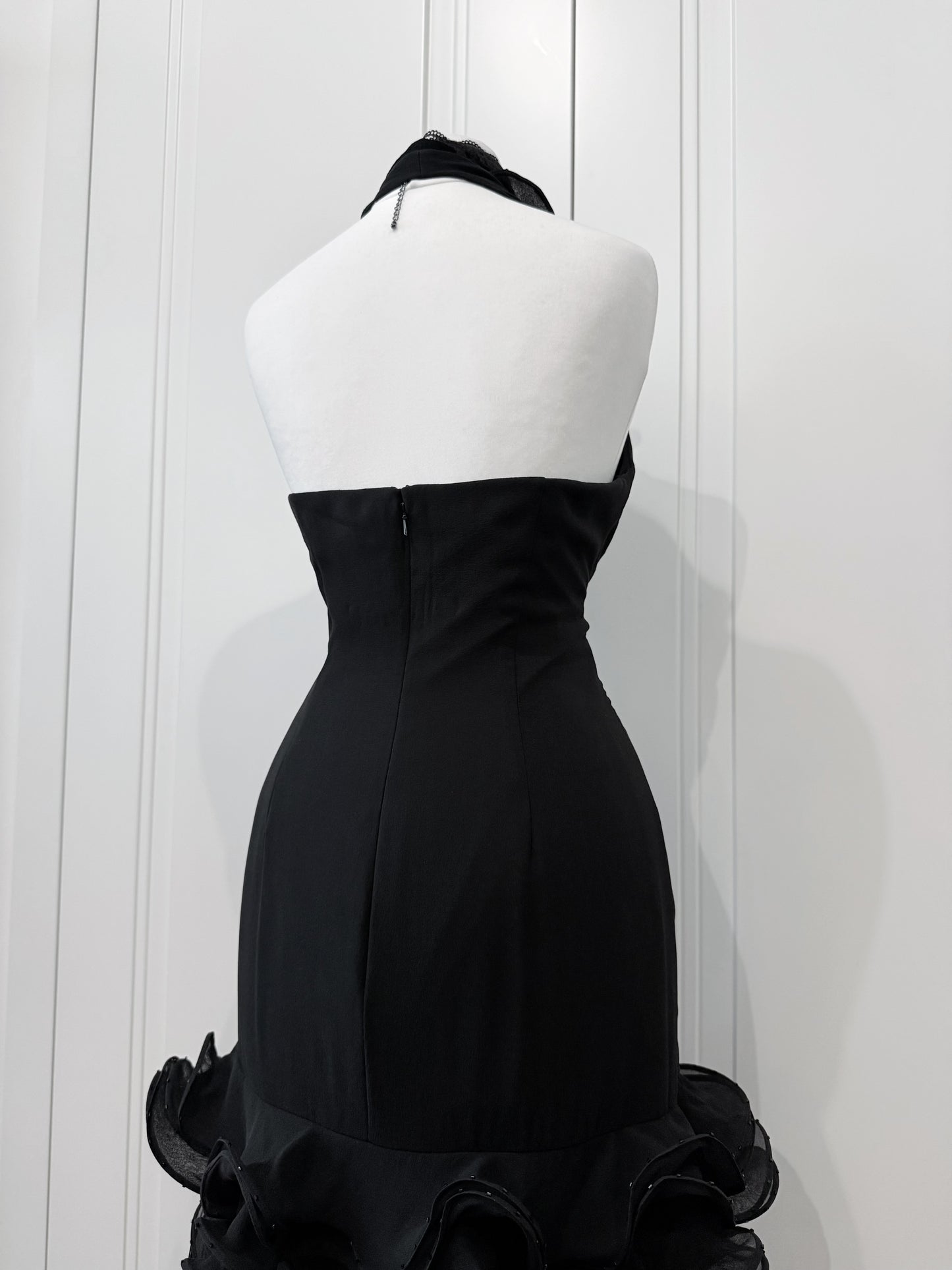 Unique black dress