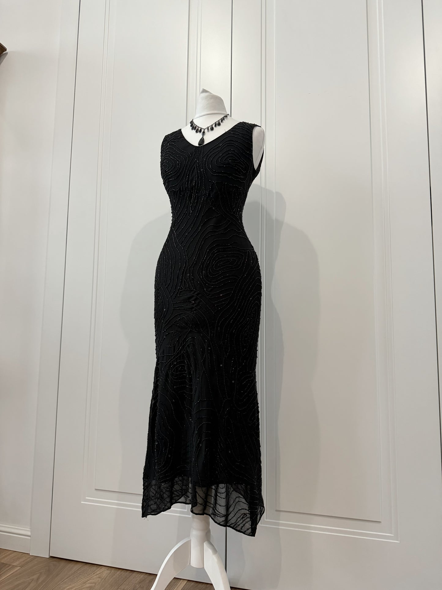 Black Beaded Dress