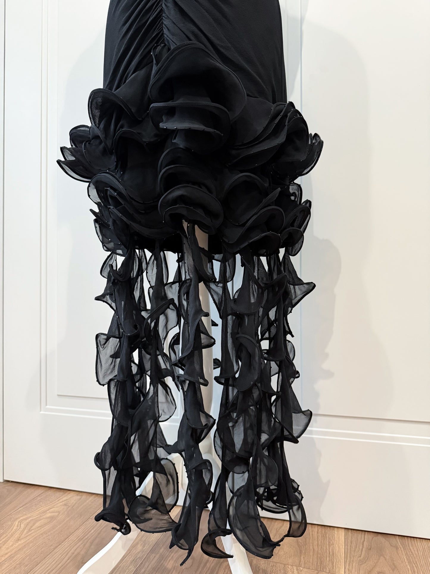 Unique black dress