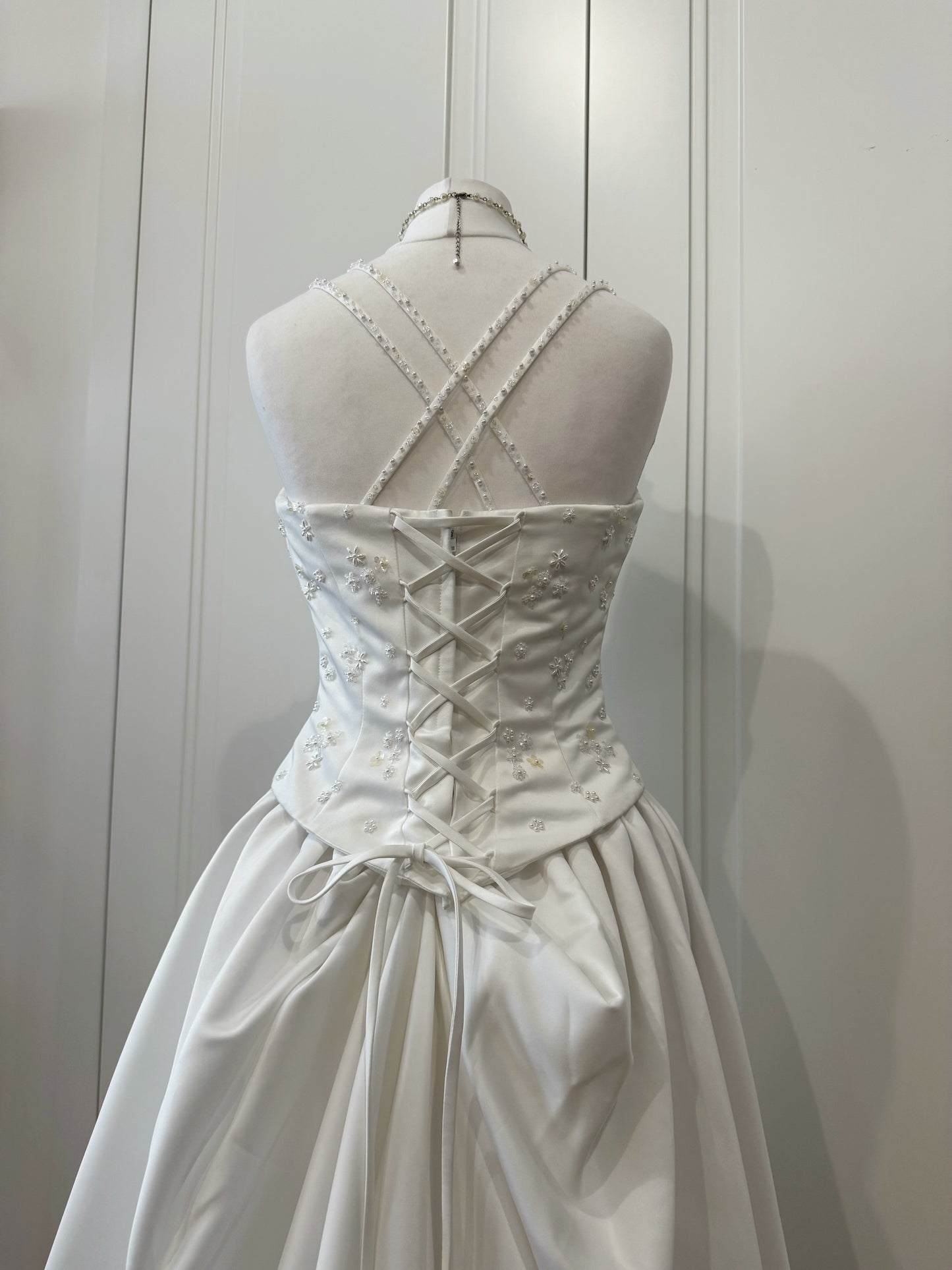 White Embellished Bridal Dress